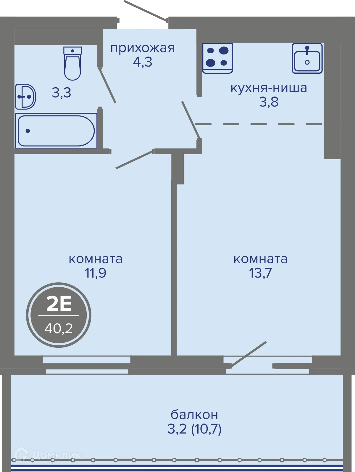 Фото квартиры в ЖК МИР