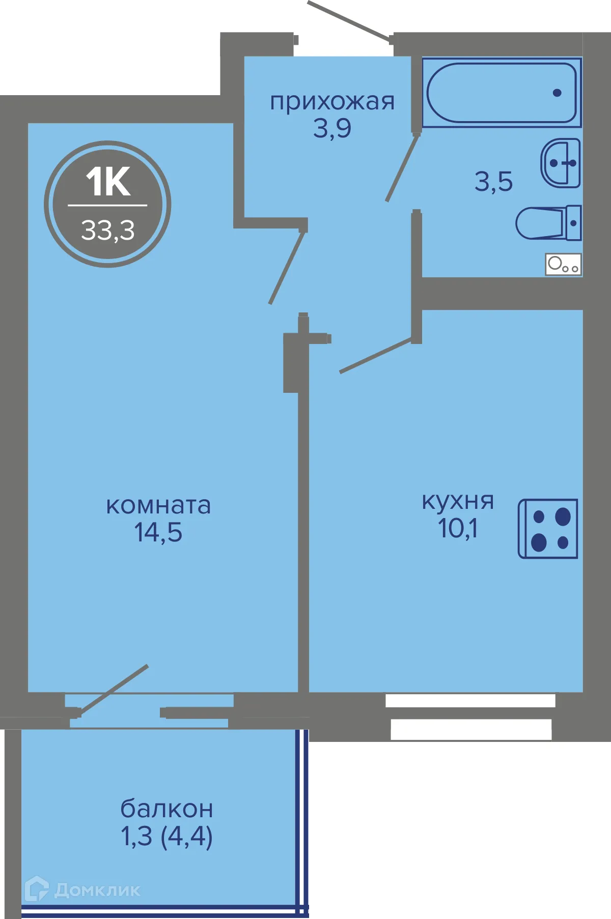 Фото квартиры в ЖК МИР