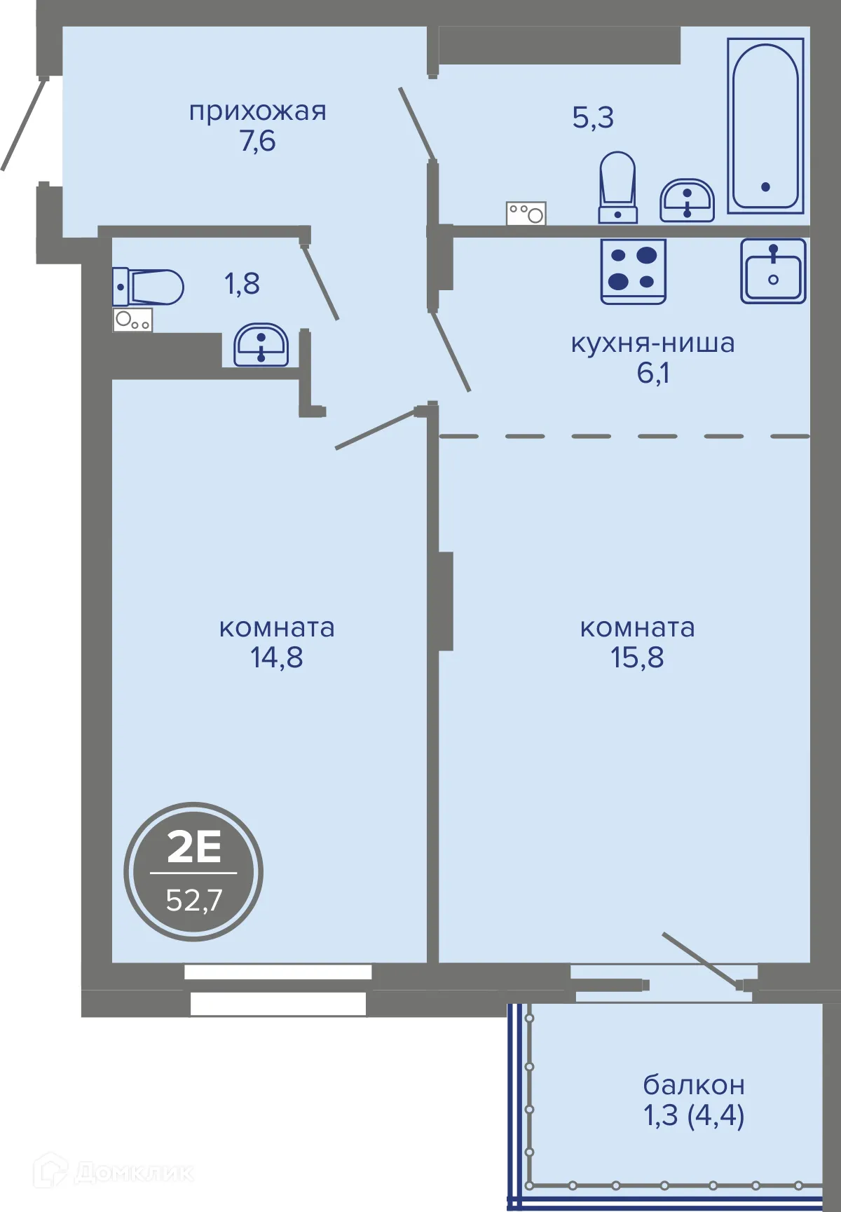 Фото квартиры в ЖК МИР