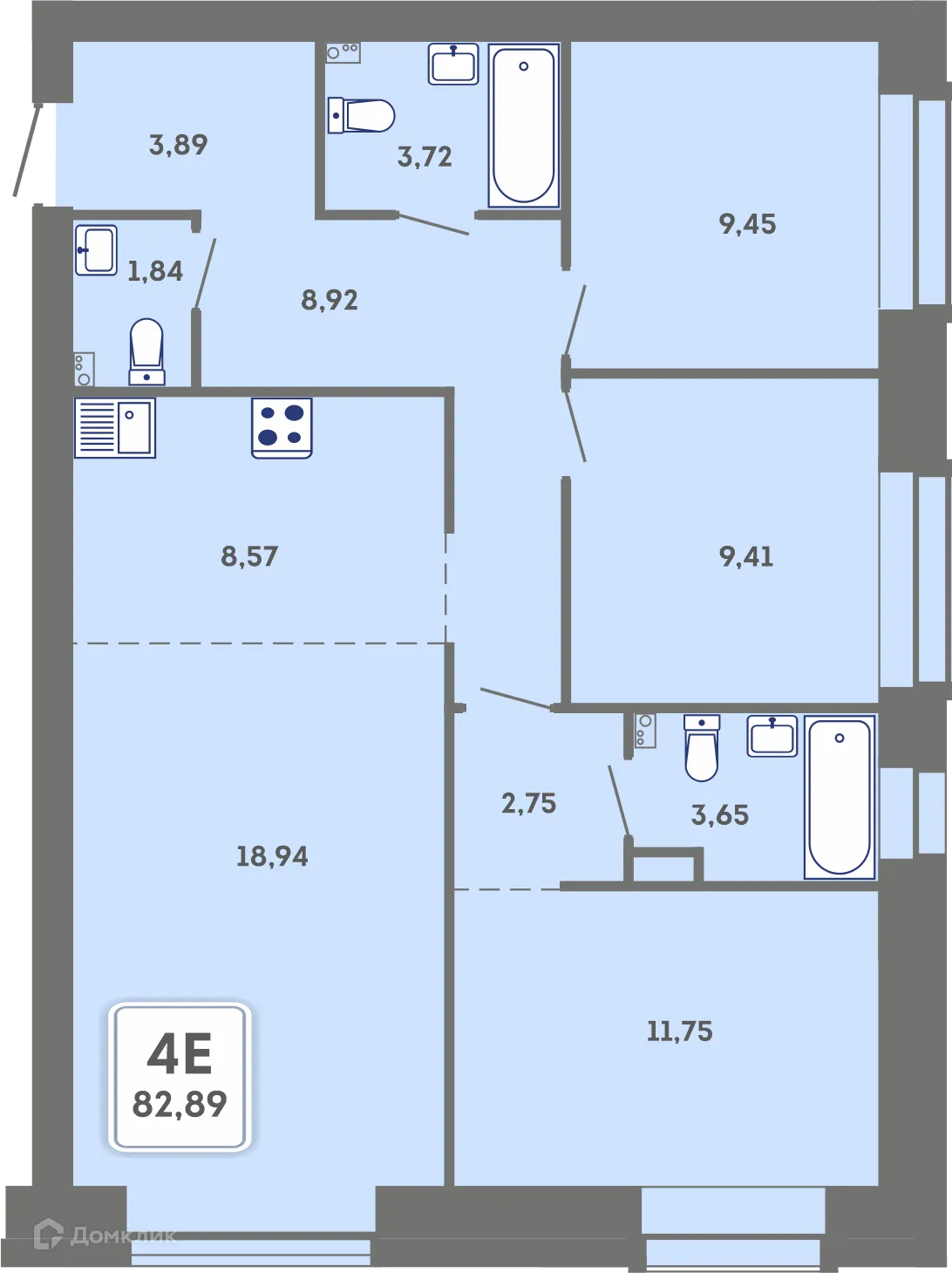 Фото квартиры в ЖК Романтик