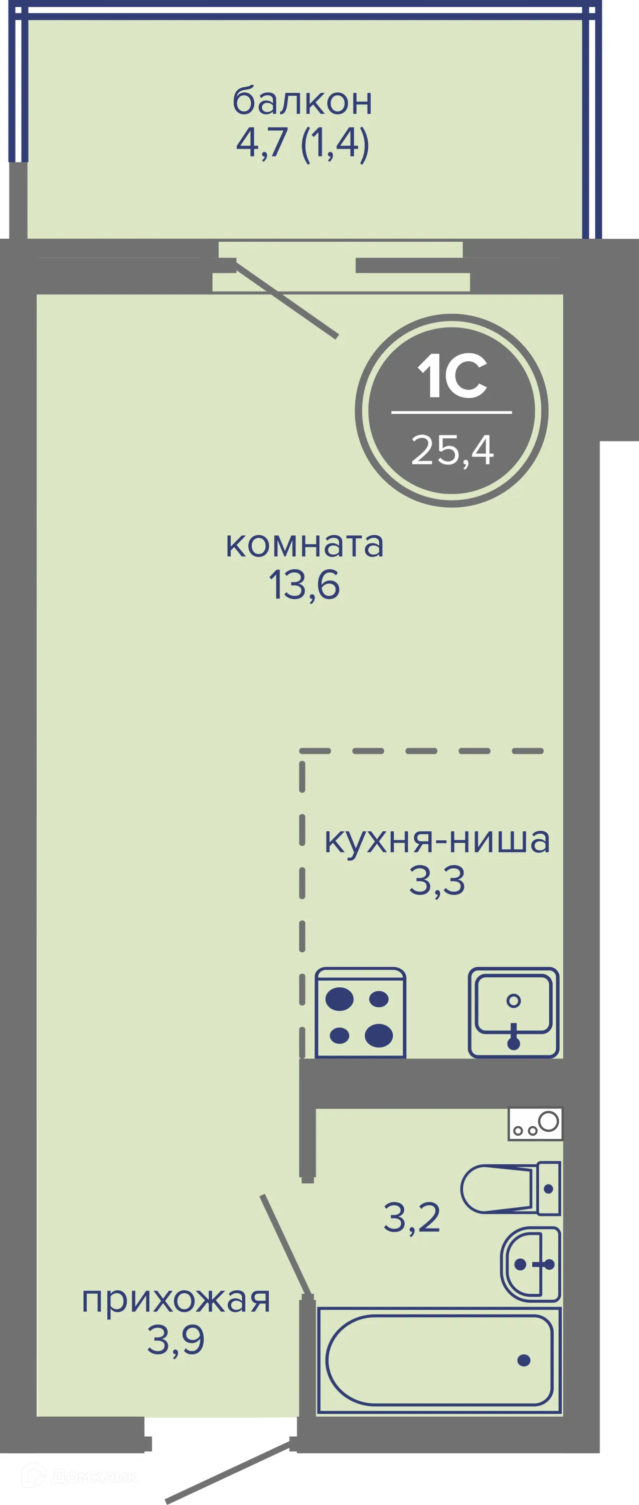 Фото квартиры в ЖК МИР