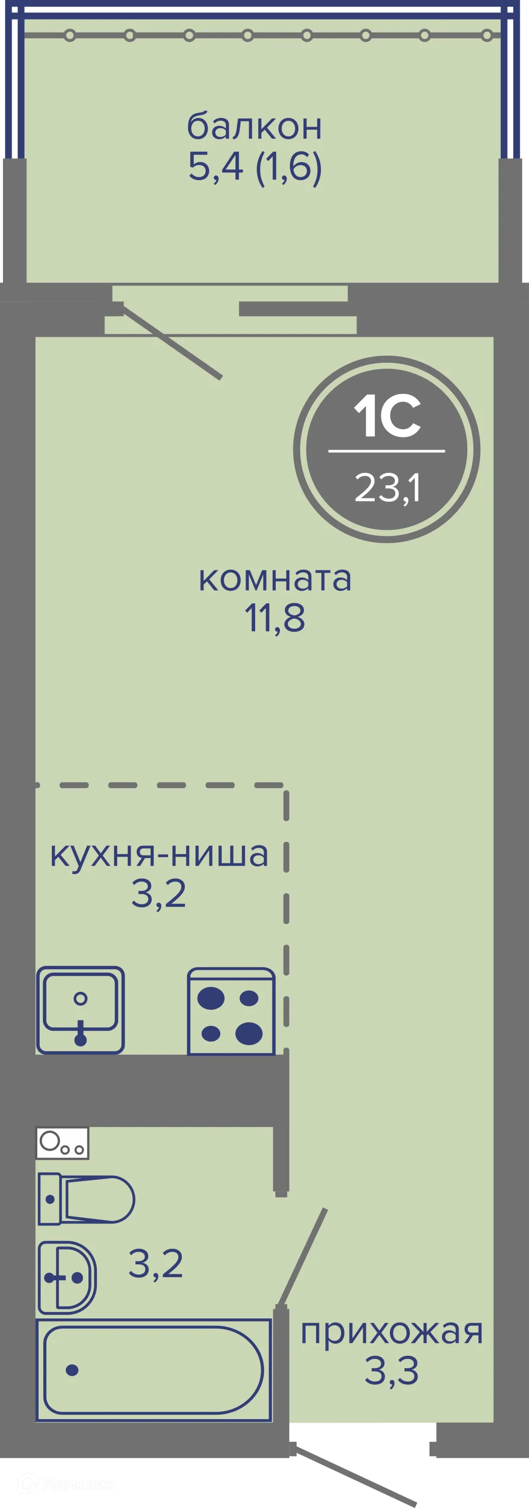 Фото квартиры в ЖК МИР