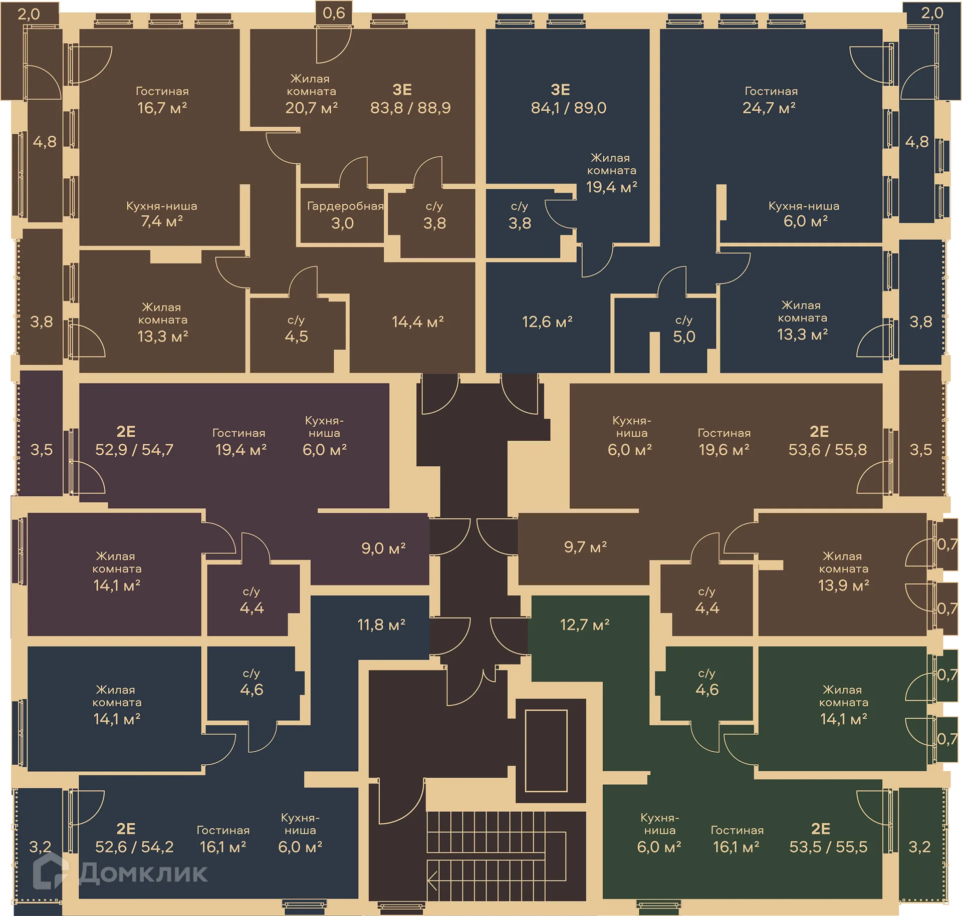 Фото квартиры в ЖК Дом Петропавловский