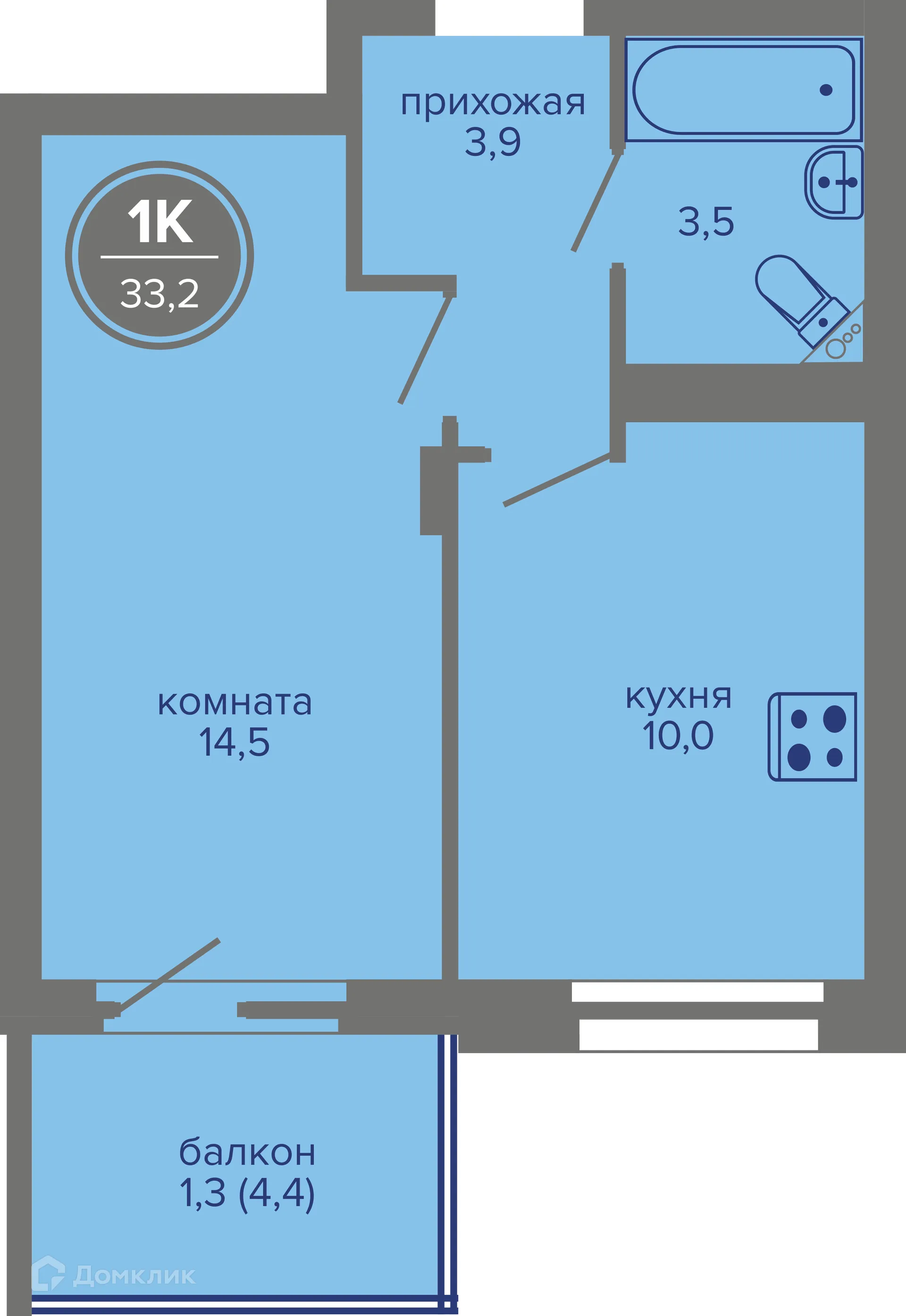 Фото квартиры в ЖК МИР