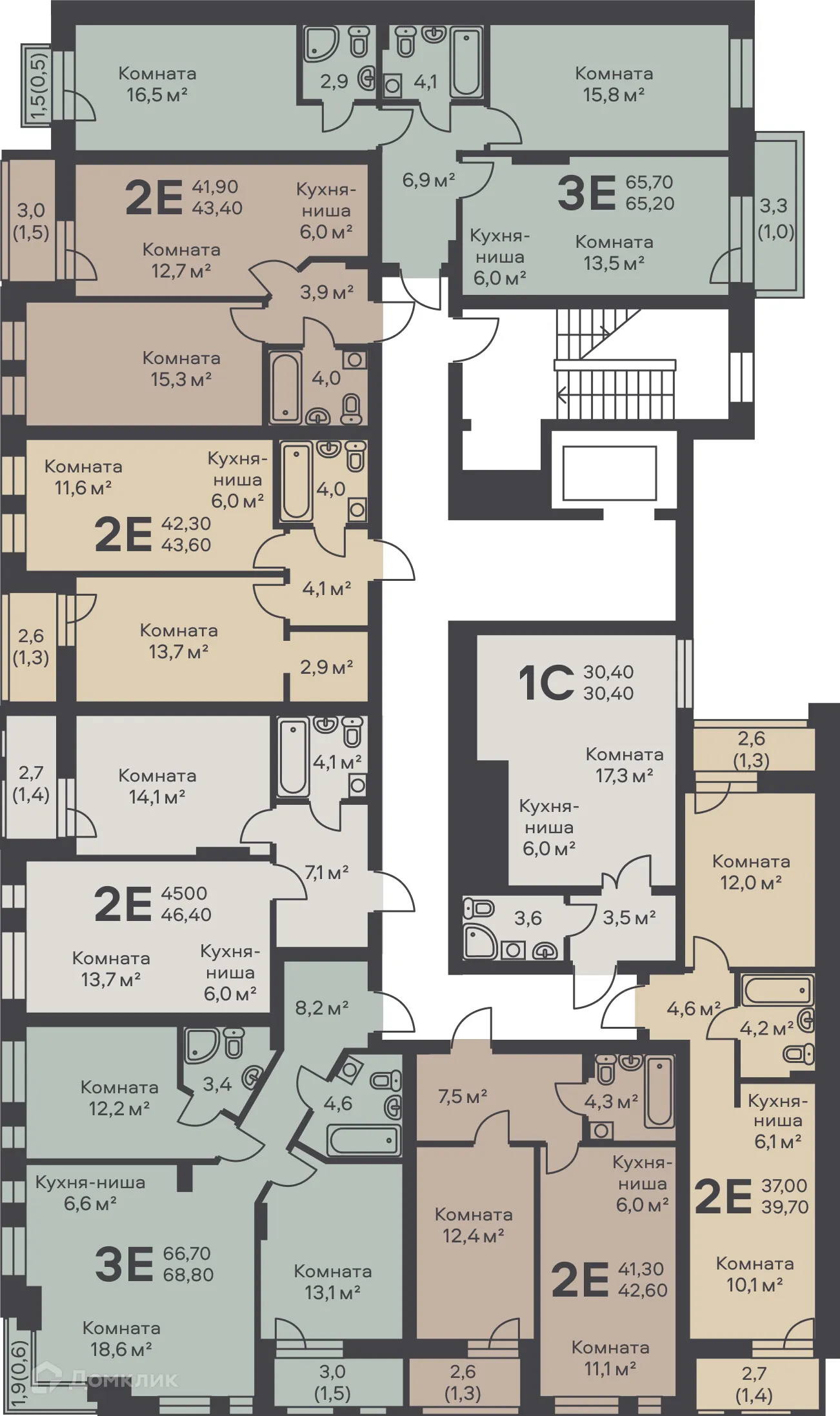 Фото квартиры в ЖК Альфа дом на Ким