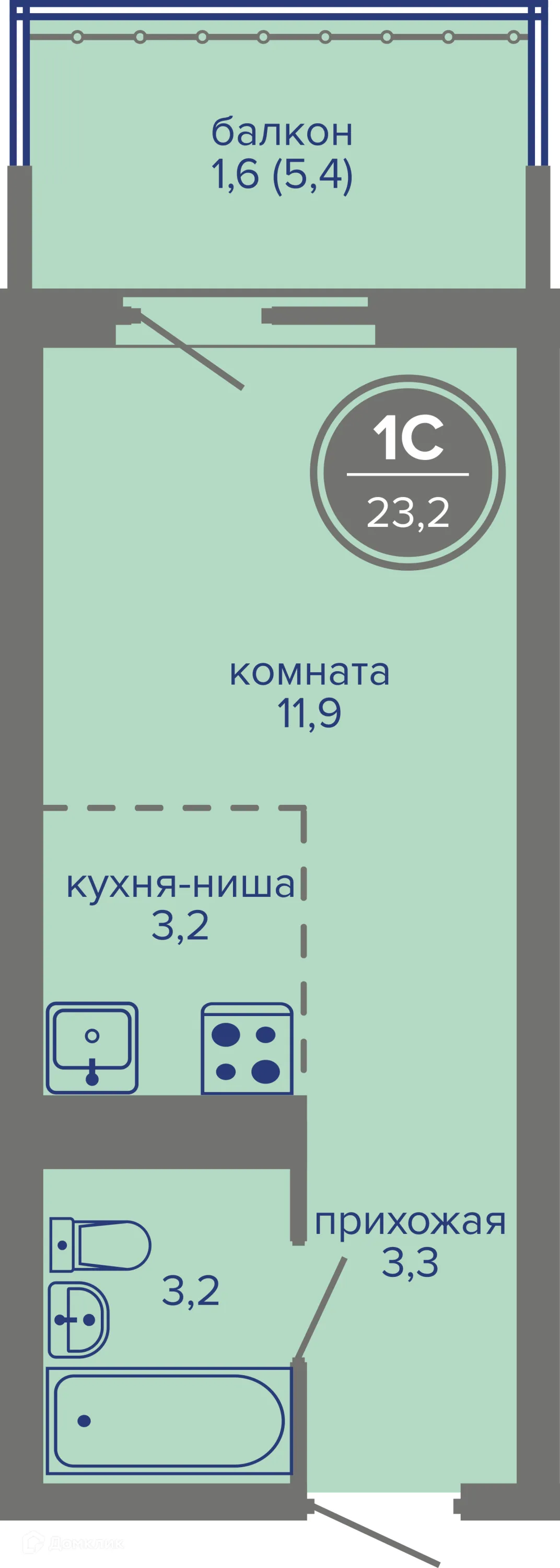 Фото квартиры в ЖК МИР