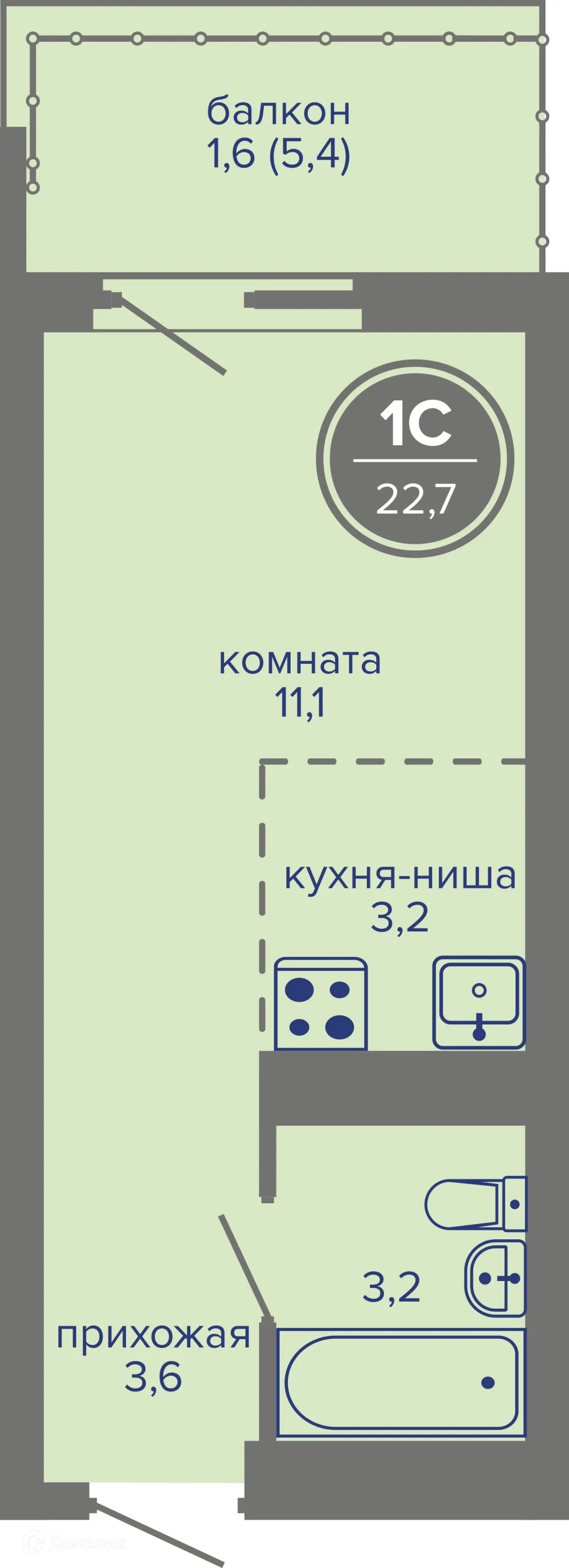 Фото квартиры в ЖК МИР