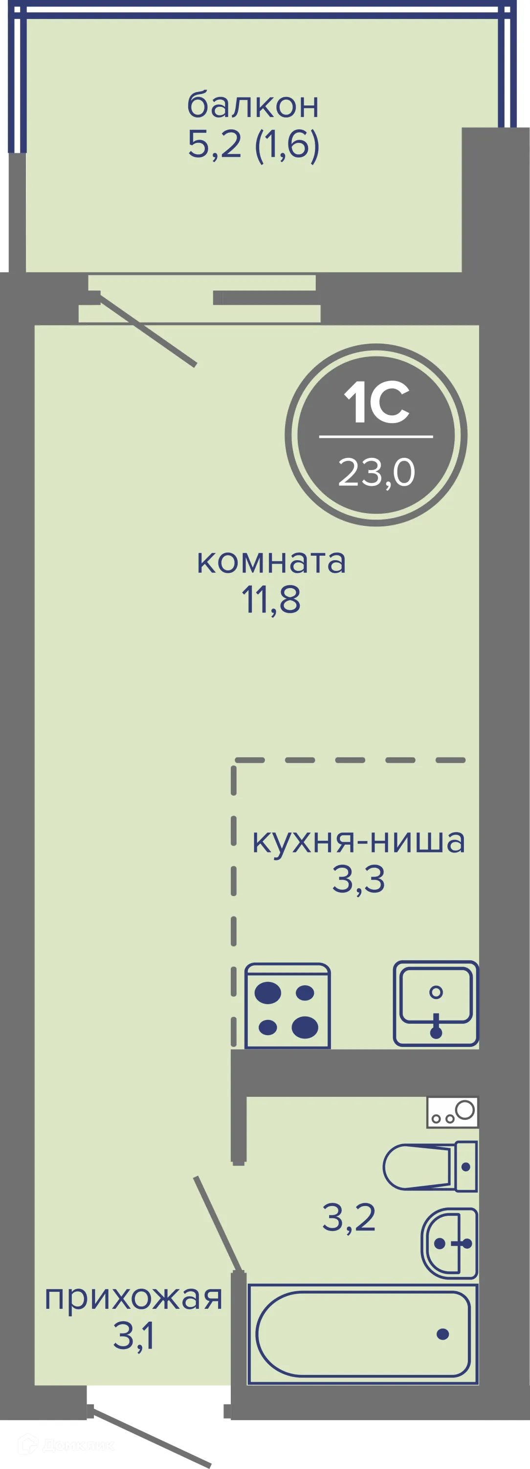 Фото квартиры в ЖК МИР