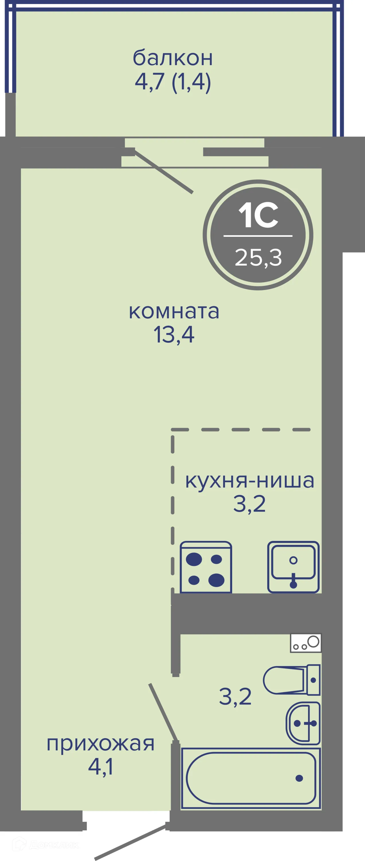 Фото квартиры в ЖК МИР