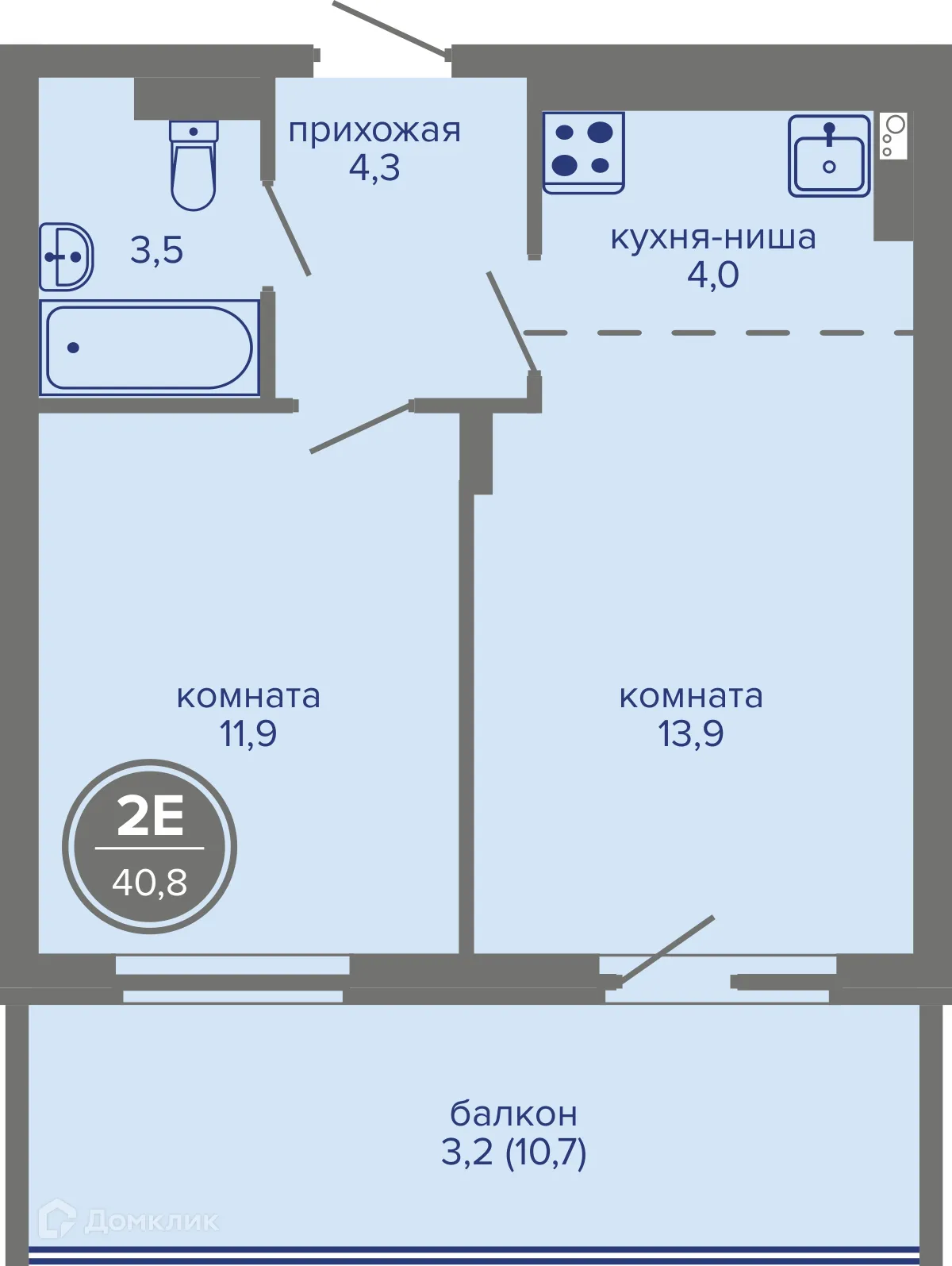 Фото квартиры в ЖК МИР