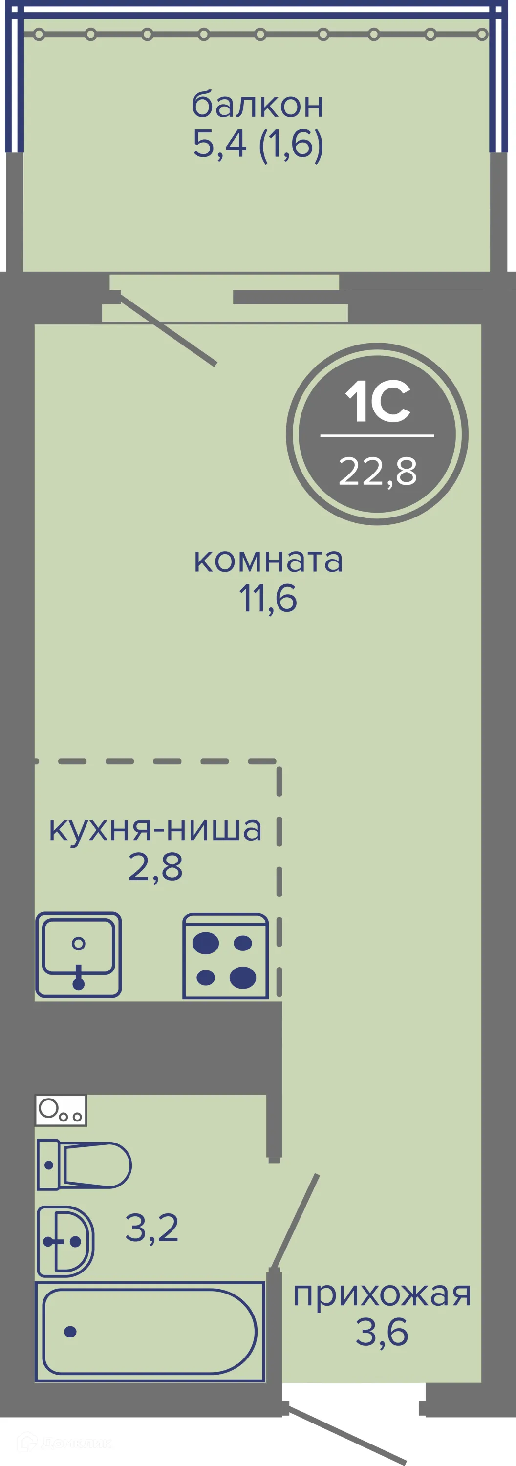 Фото квартиры в ЖК МИР
