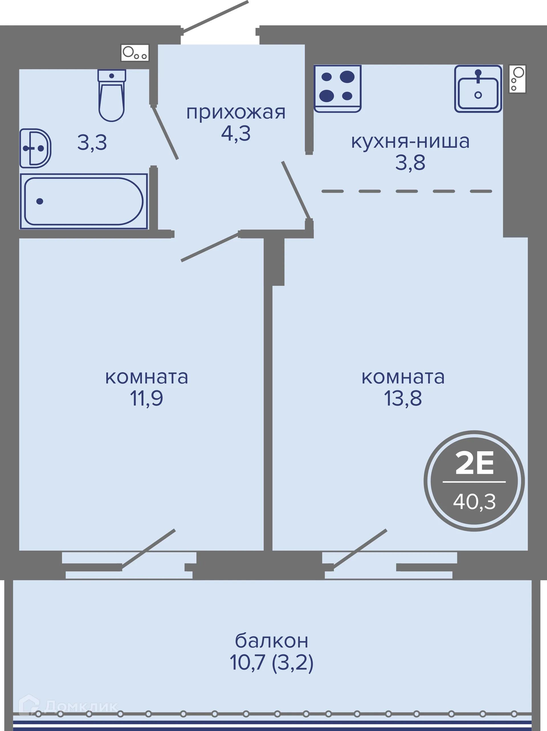 Фото квартиры в ЖК МИР