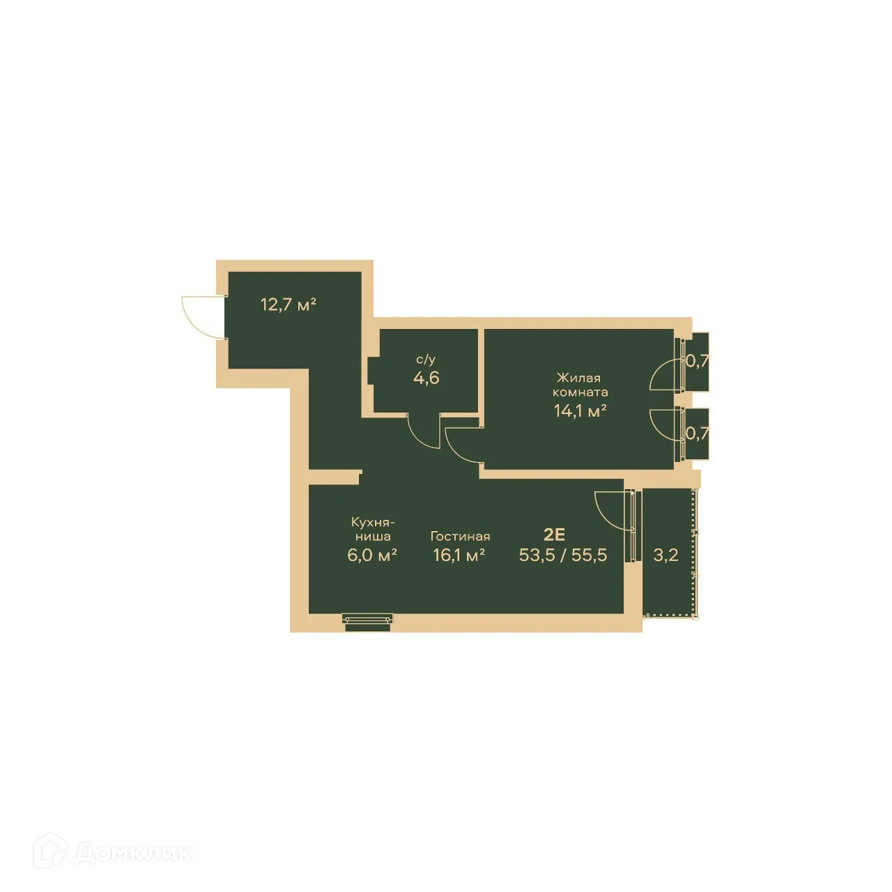 Фото квартиры в ЖК Дом Петропавловский