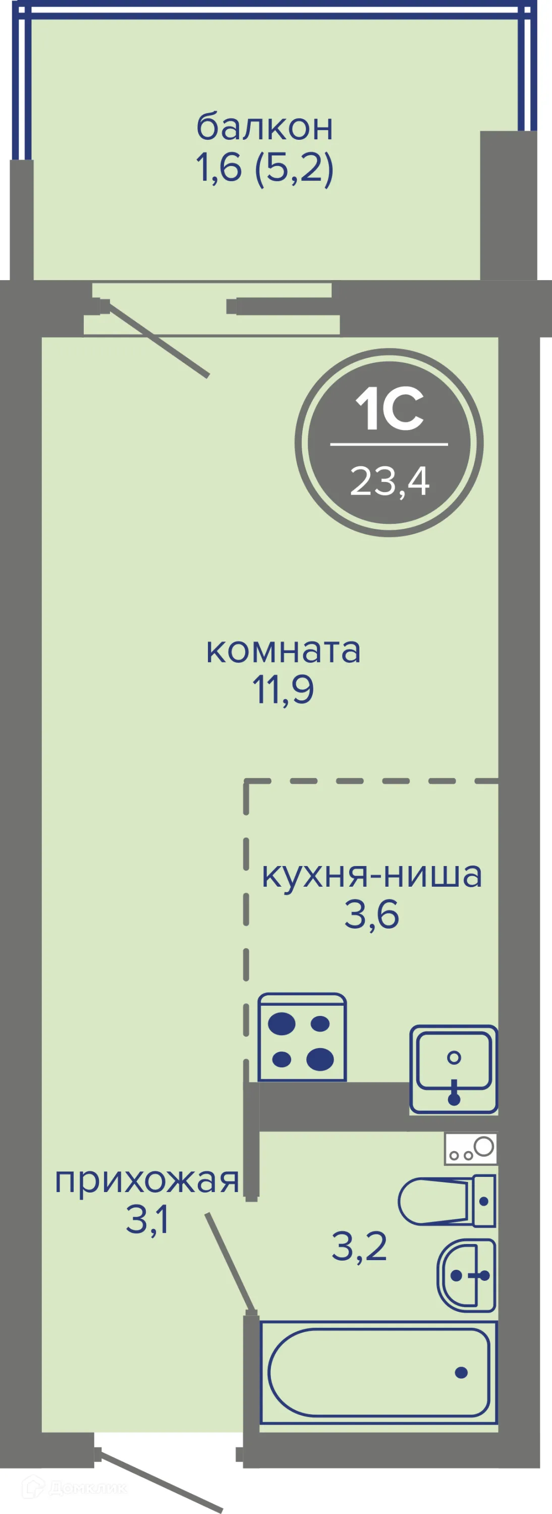 Фото квартиры в ЖК МИР