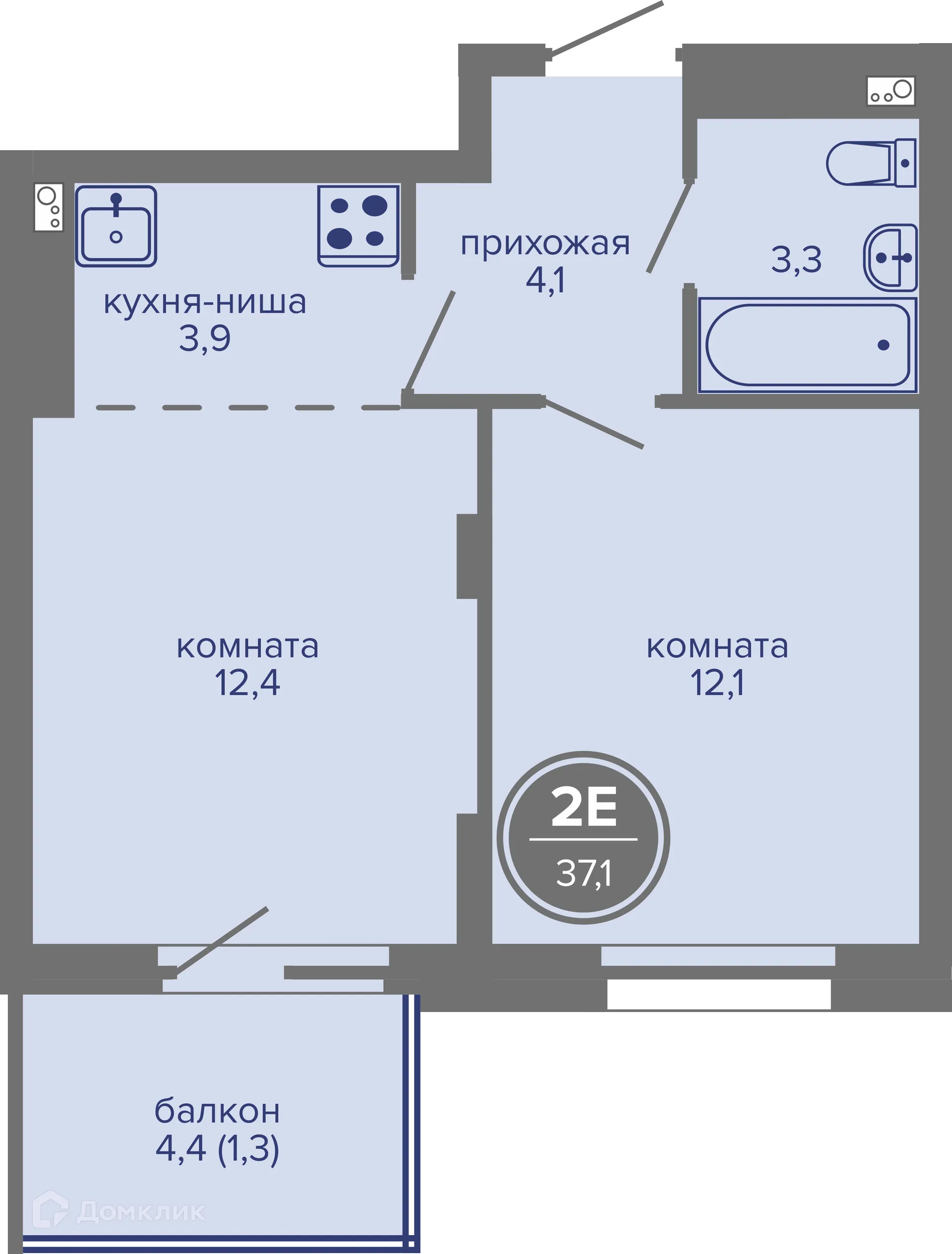 Фото квартиры в ЖК МИР