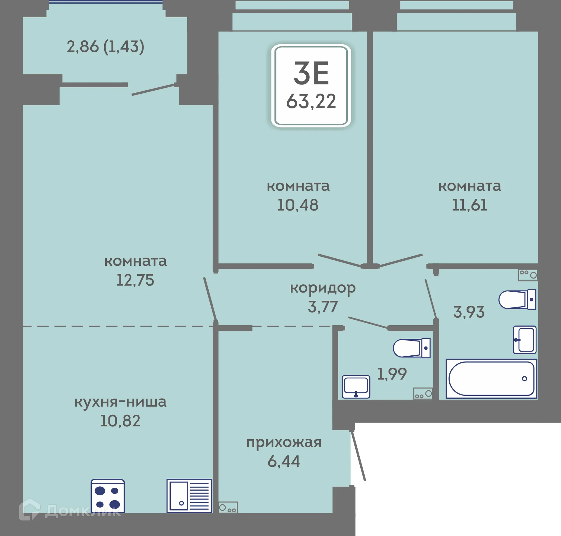 Фото квартиры в ЖК Романтик