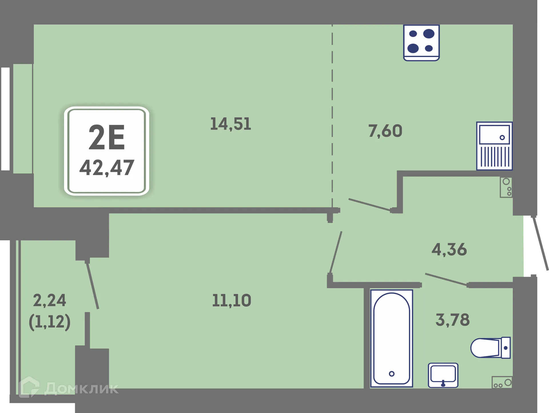 Фото квартиры в ЖК Романтик