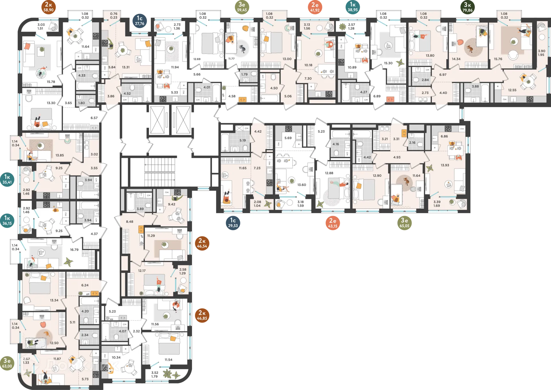 Фото квартиры в ЖК Дом Дружба на Металлистов 18