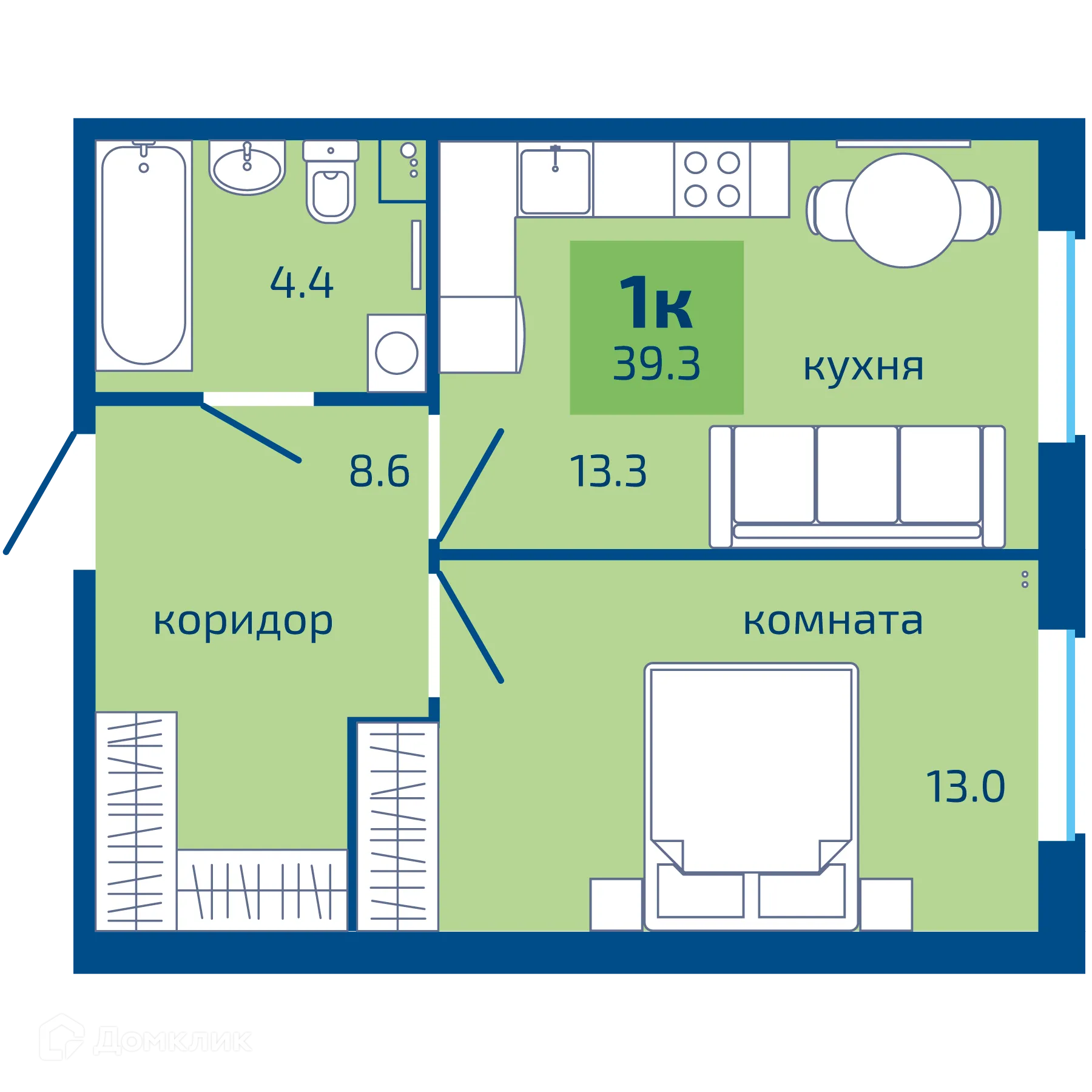 Фото квартиры в ЖК Патриот