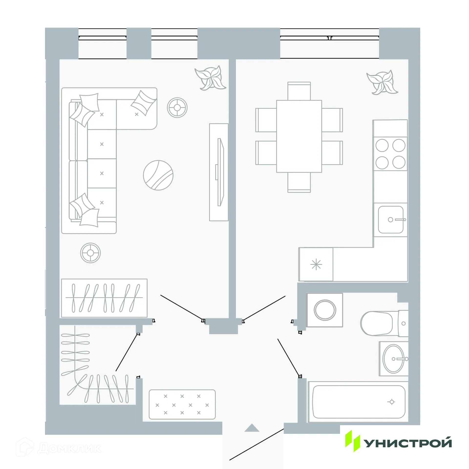 Фото квартиры в ЖК Причал