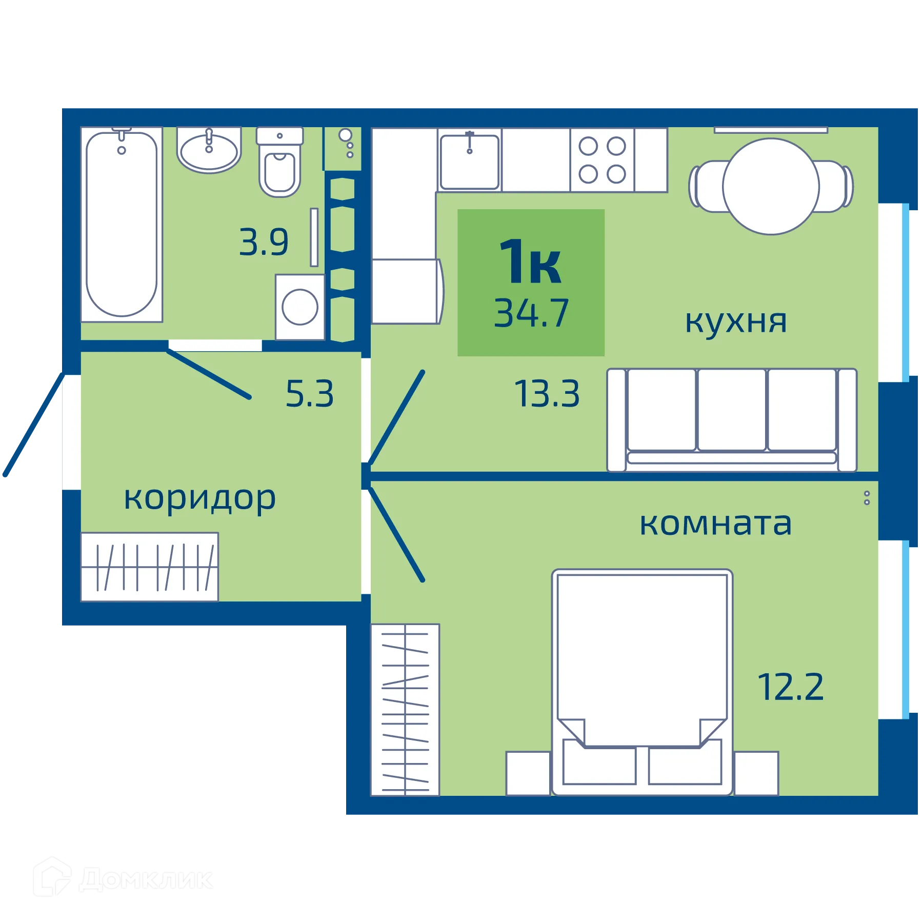 Фото квартиры в ЖК Патриот