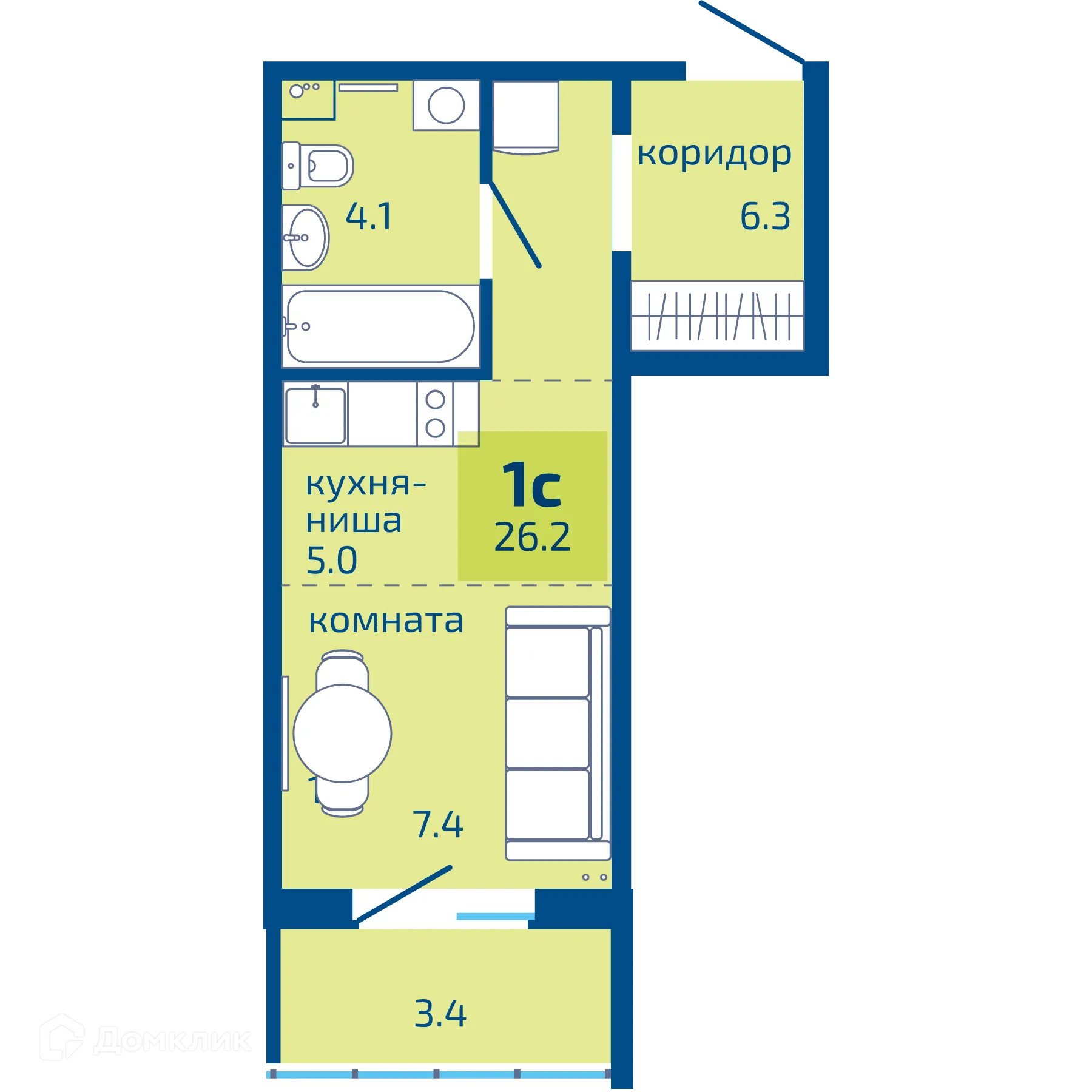 Фото квартиры в ЖК Патриот