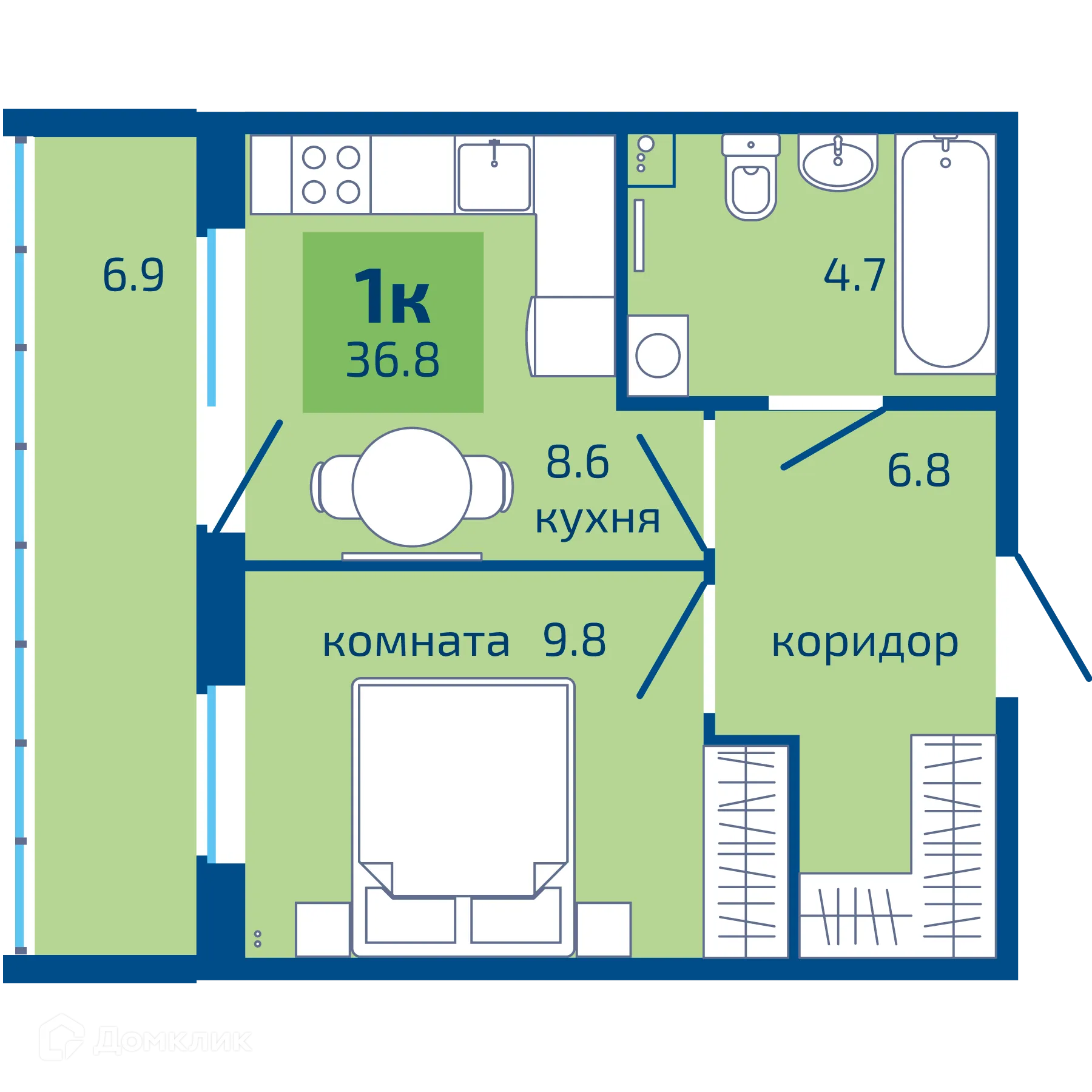 Фото квартиры в ЖК Патриот
