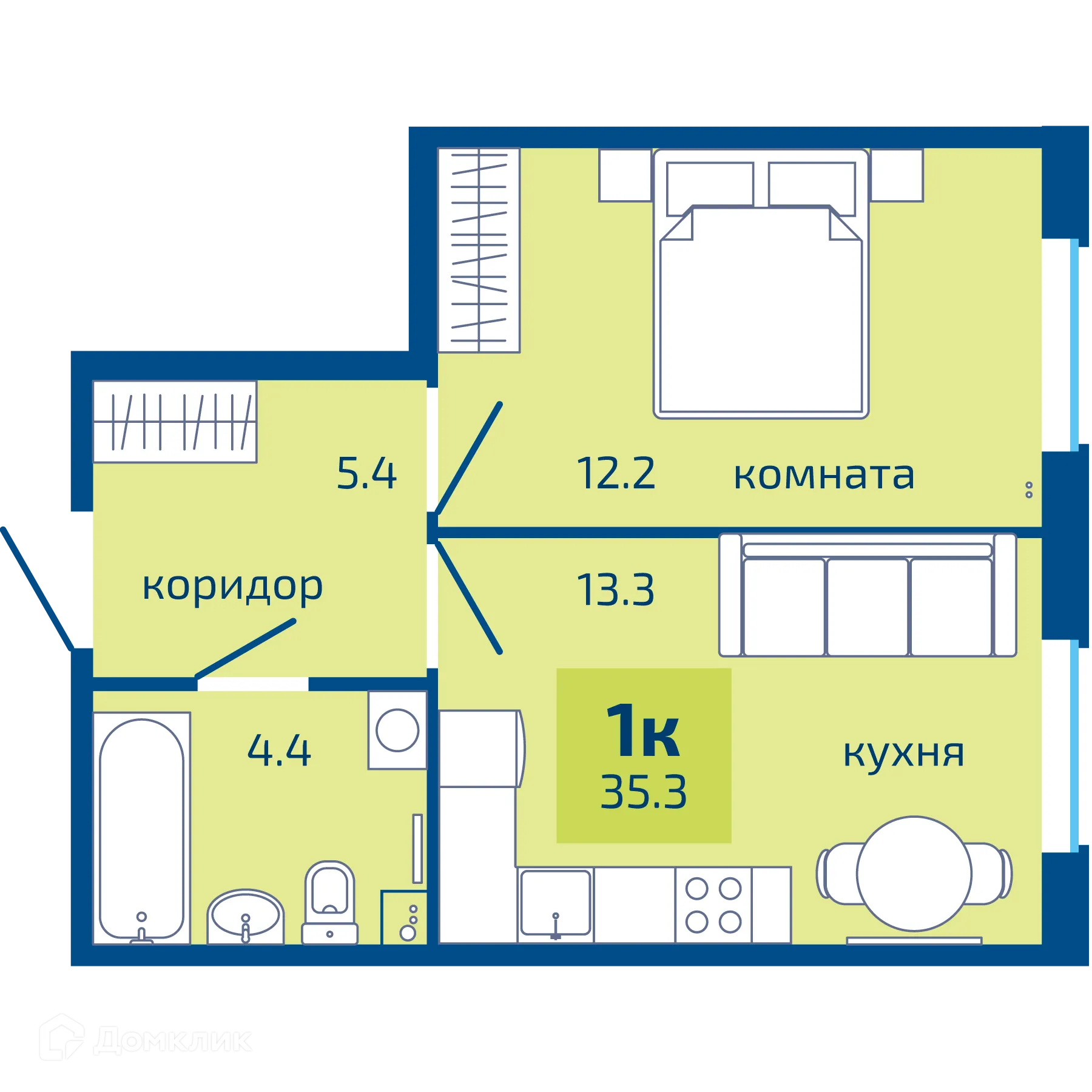 Фото квартиры в ЖК Патриот