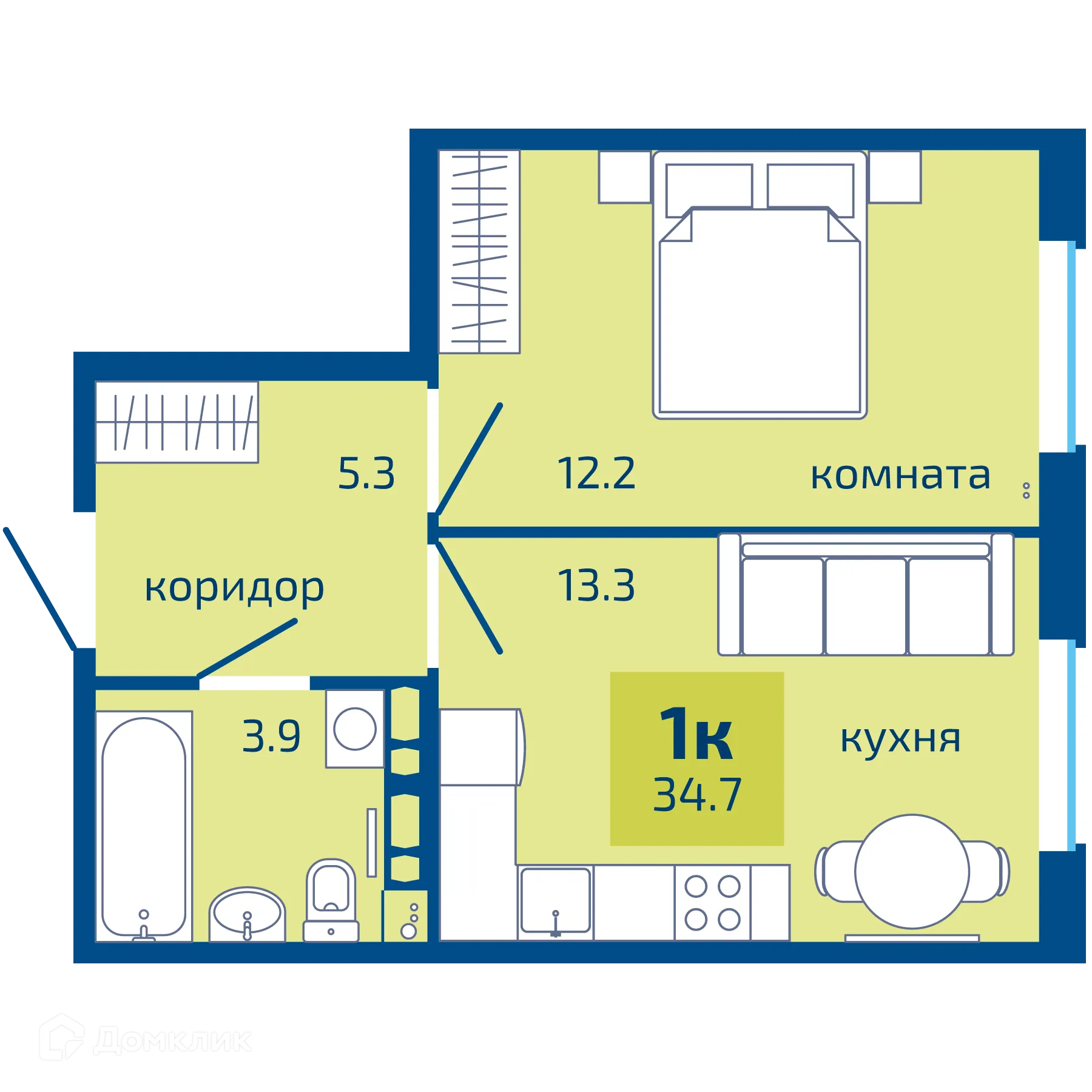 Фото квартиры в ЖК Патриот