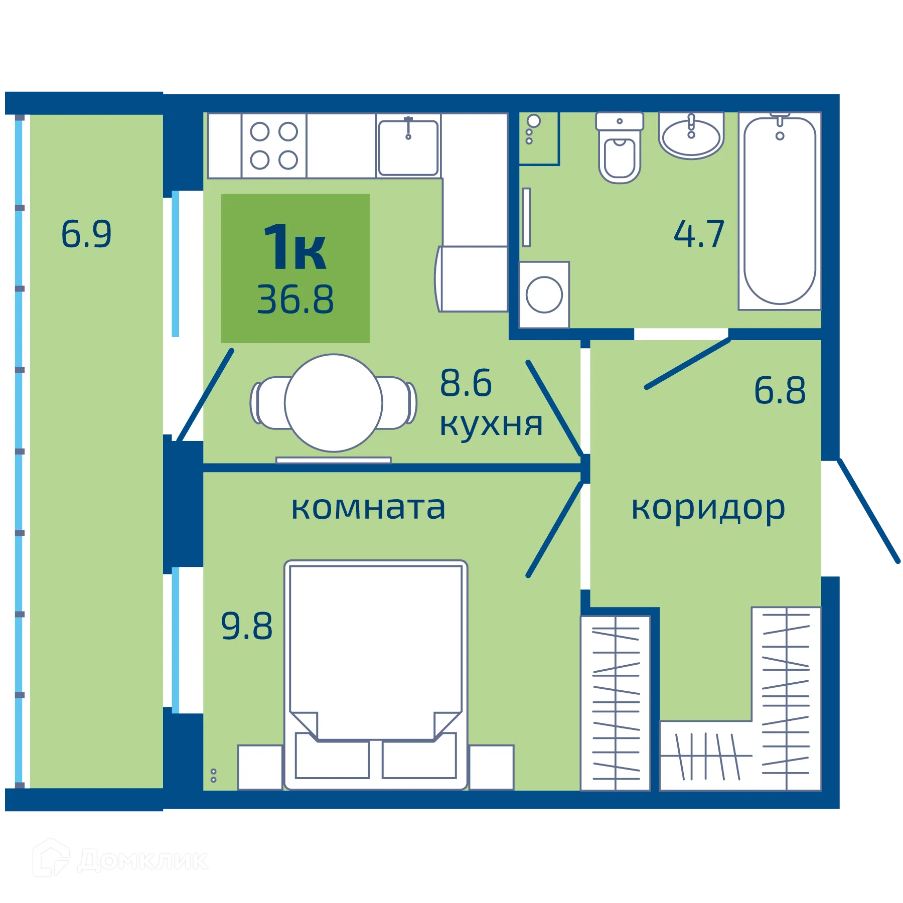 Фото квартиры в ЖК Патриот