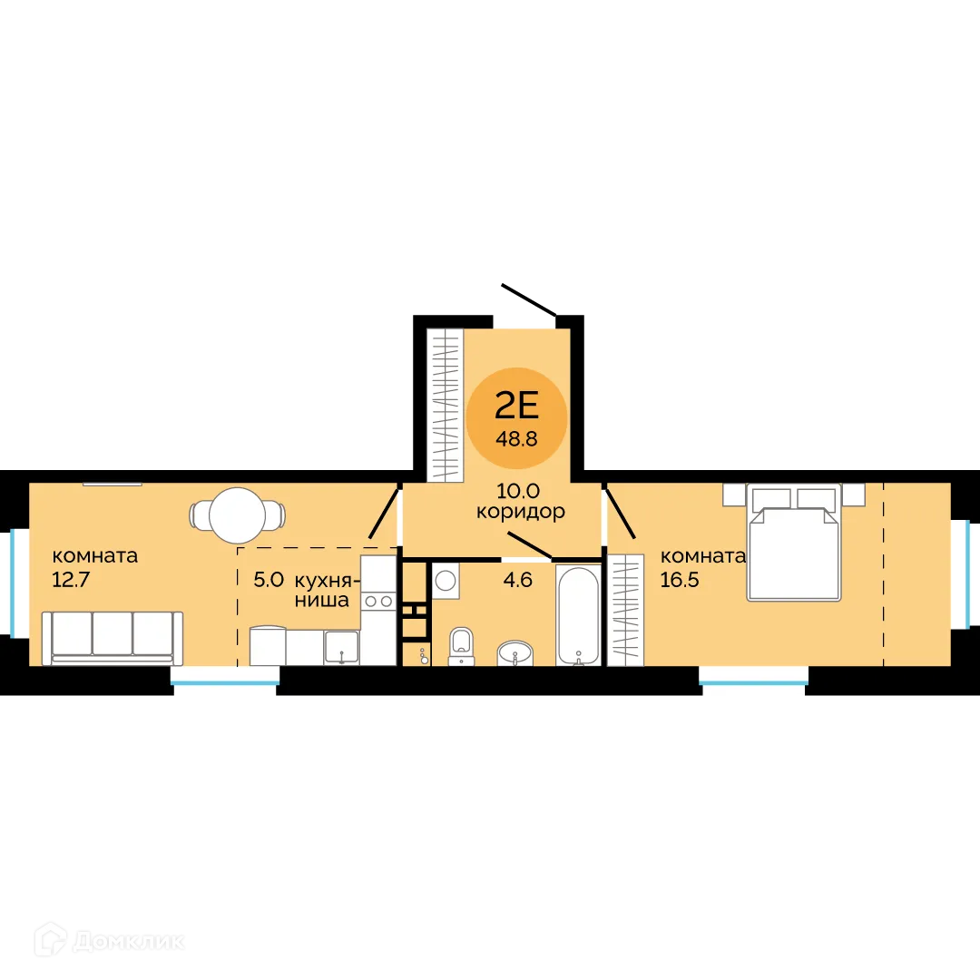 Фото квартиры в ЖК Красное яблоко