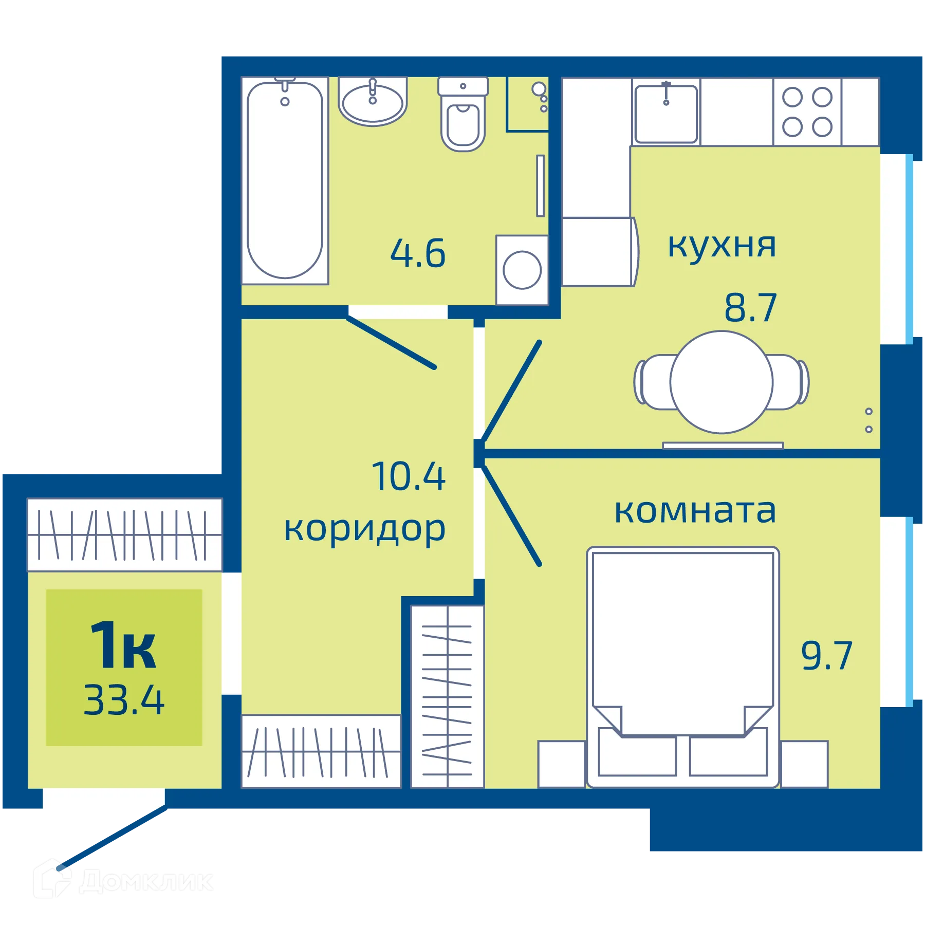 Фото квартиры в ЖК Патриот