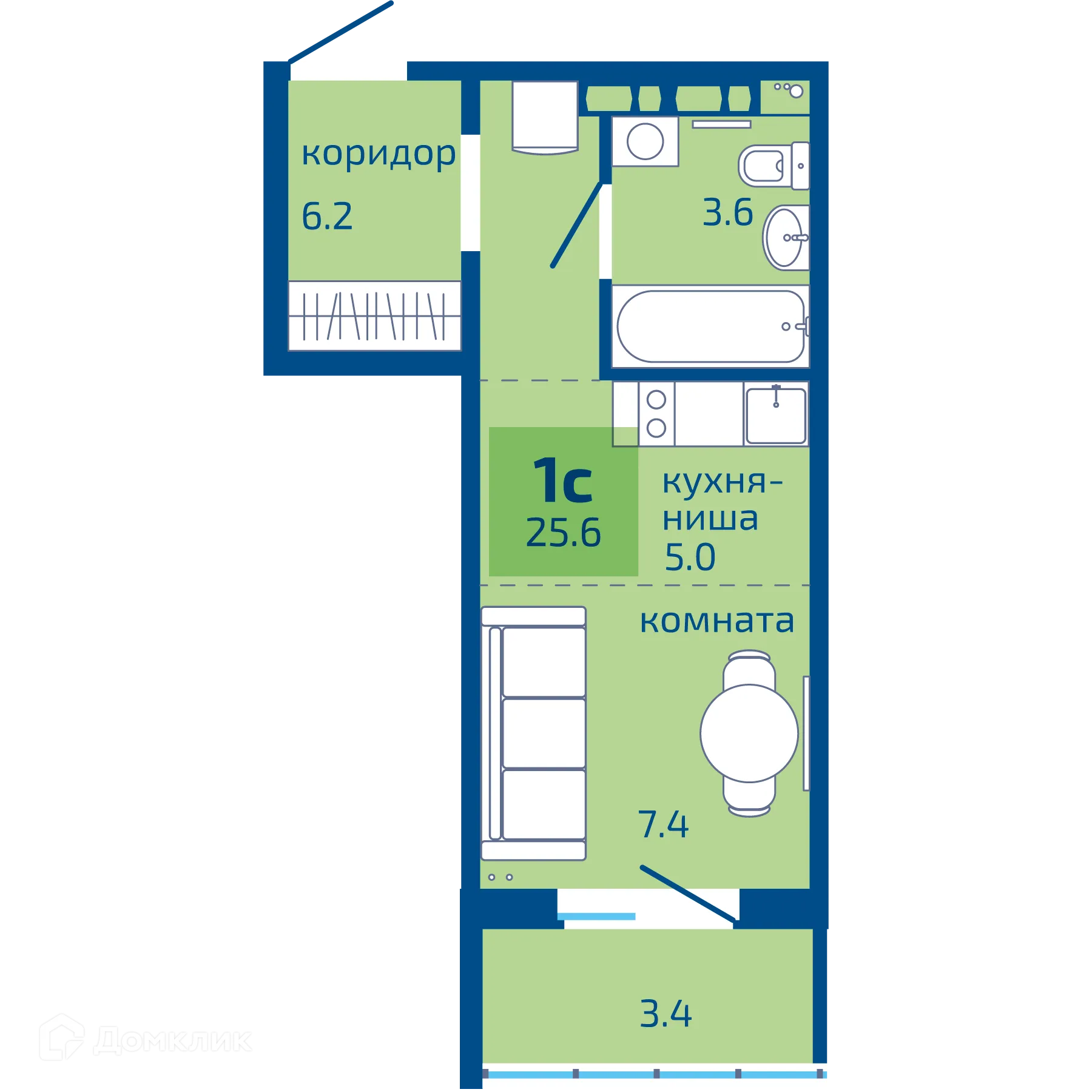Фото квартиры в ЖК Патриот