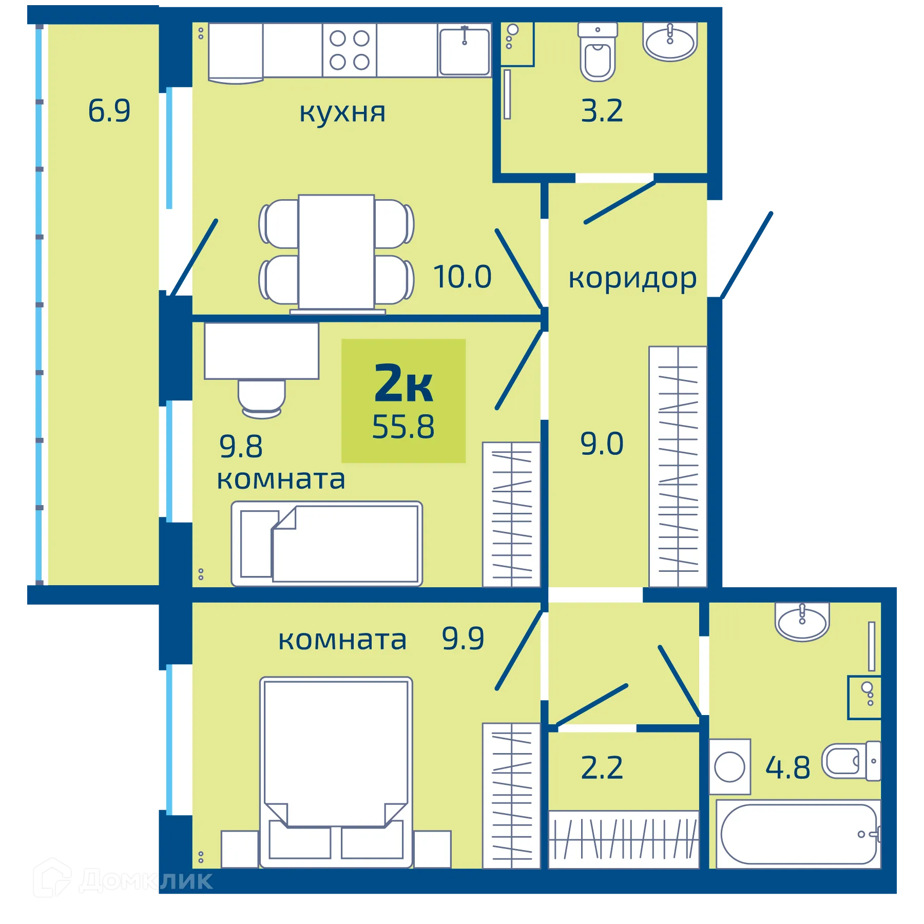 Фото квартиры в ЖК Патриот
