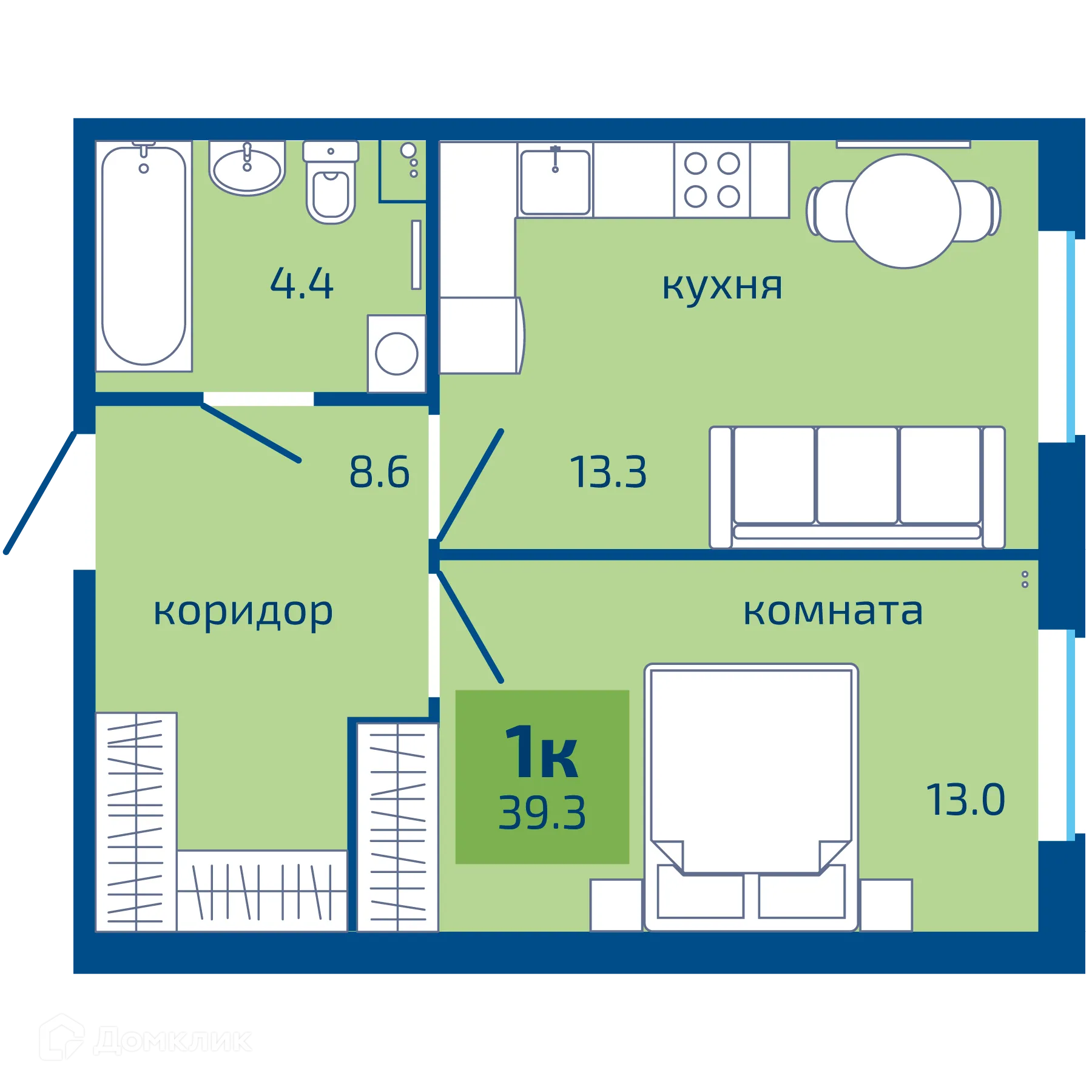Фото квартиры в ЖК Патриот