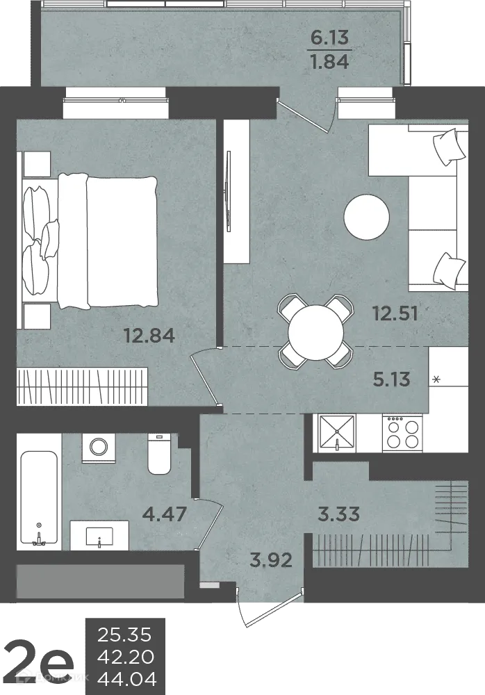 Фото квартиры в ЖК ВОСХОД