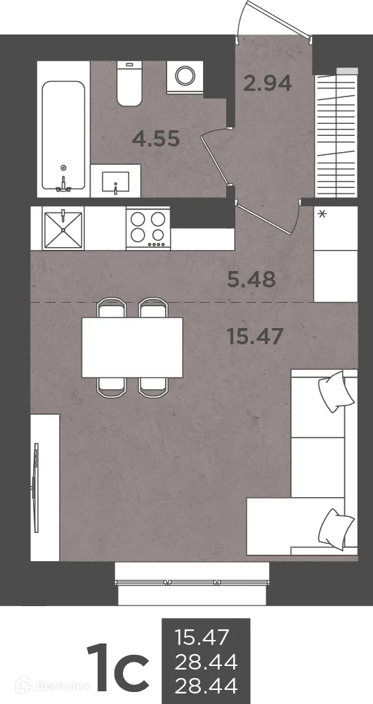 Фото квартиры в ЖК ВОСХОД