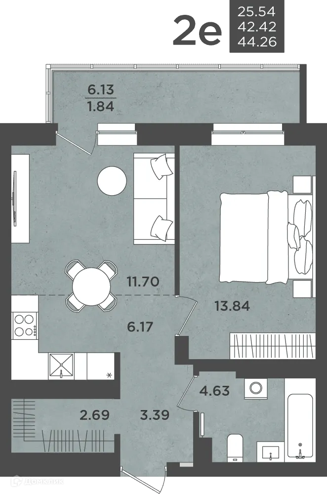 Фото квартиры в ЖК ВОСХОД