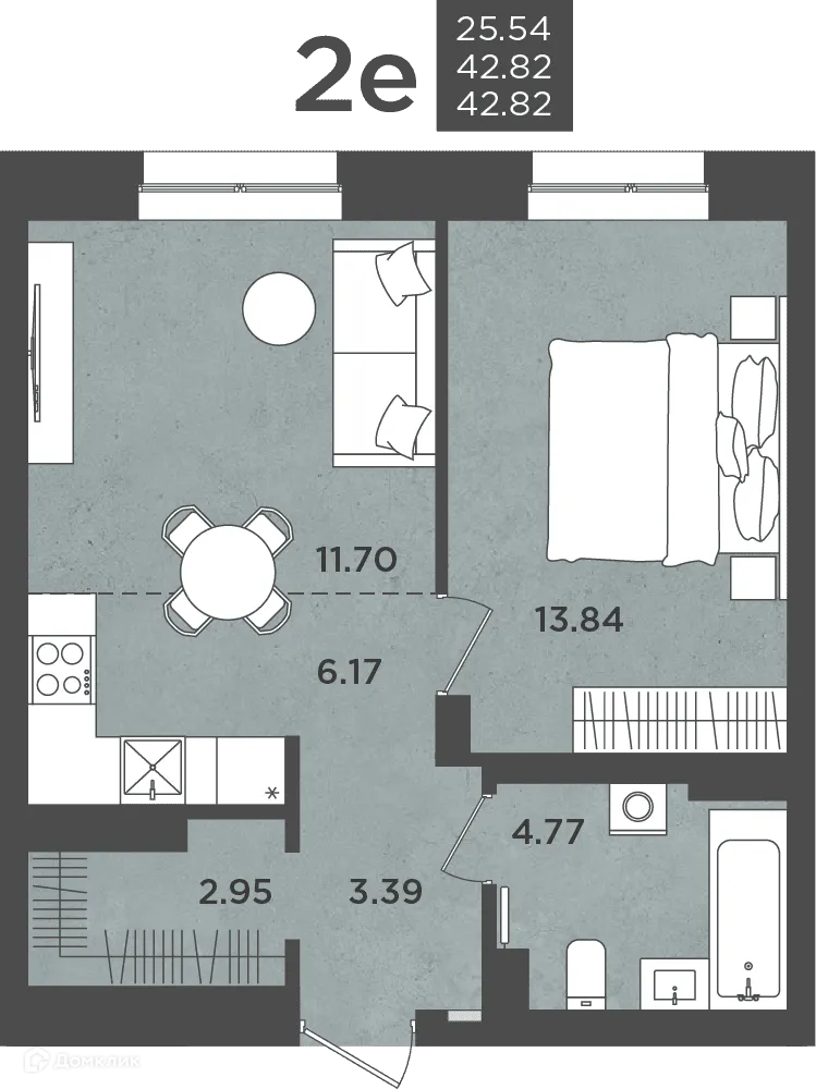 Фото квартиры в ЖК ВОСХОД