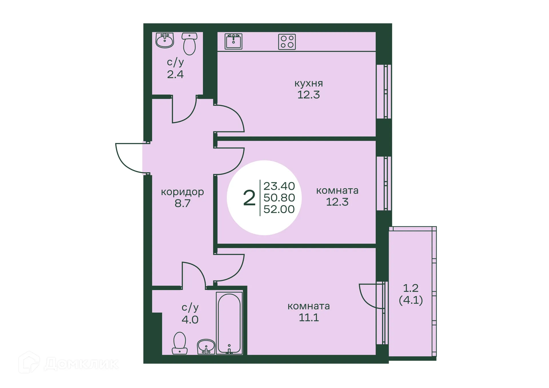 Фото квартиры в ЖК Брусника