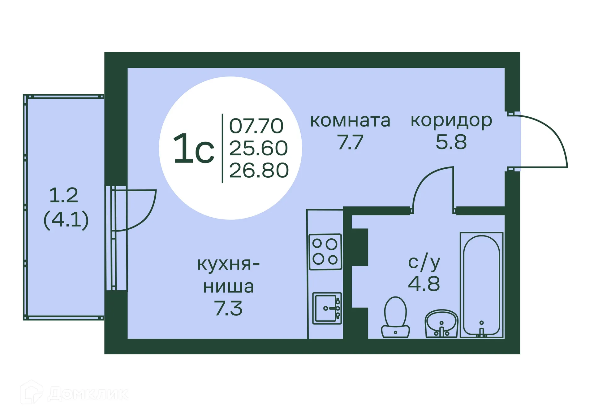 Фото квартиры в ЖК Брусника