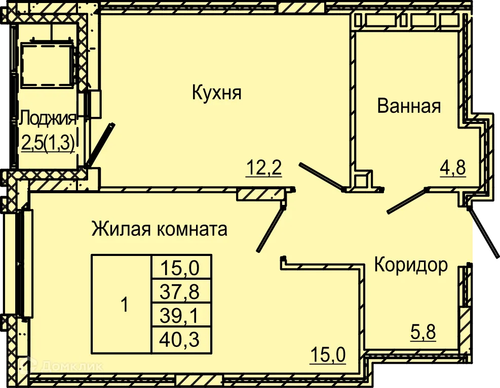 Фото квартиры в ЖК по ул. Красных Командиров