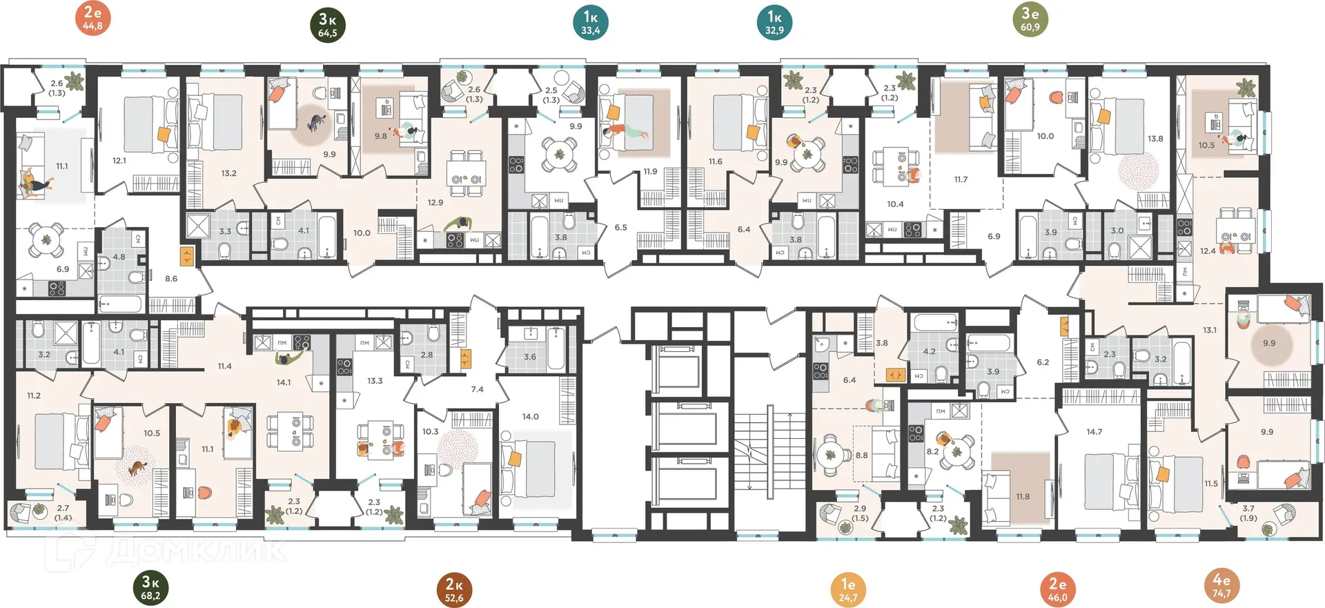 Фото квартиры в ЖК Орсо Дом на Куфонина