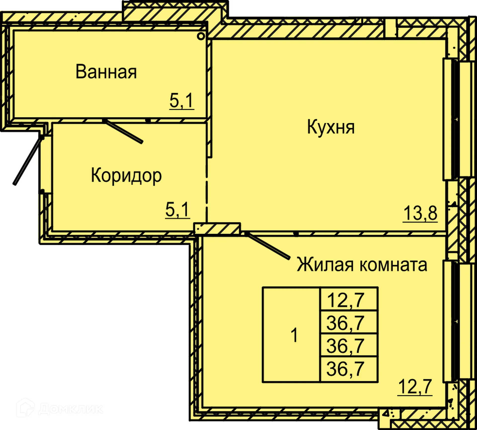 Фото квартиры в ЖК по ул. Красных Командиров