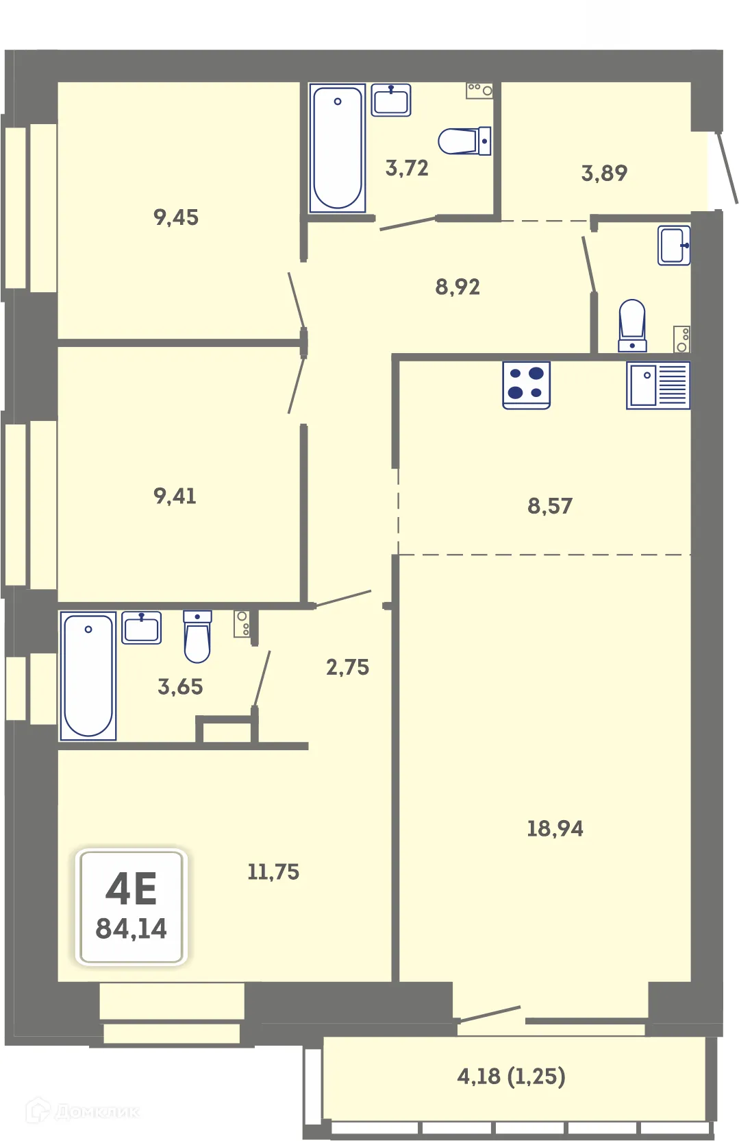 Фото квартиры в ЖК Романтик