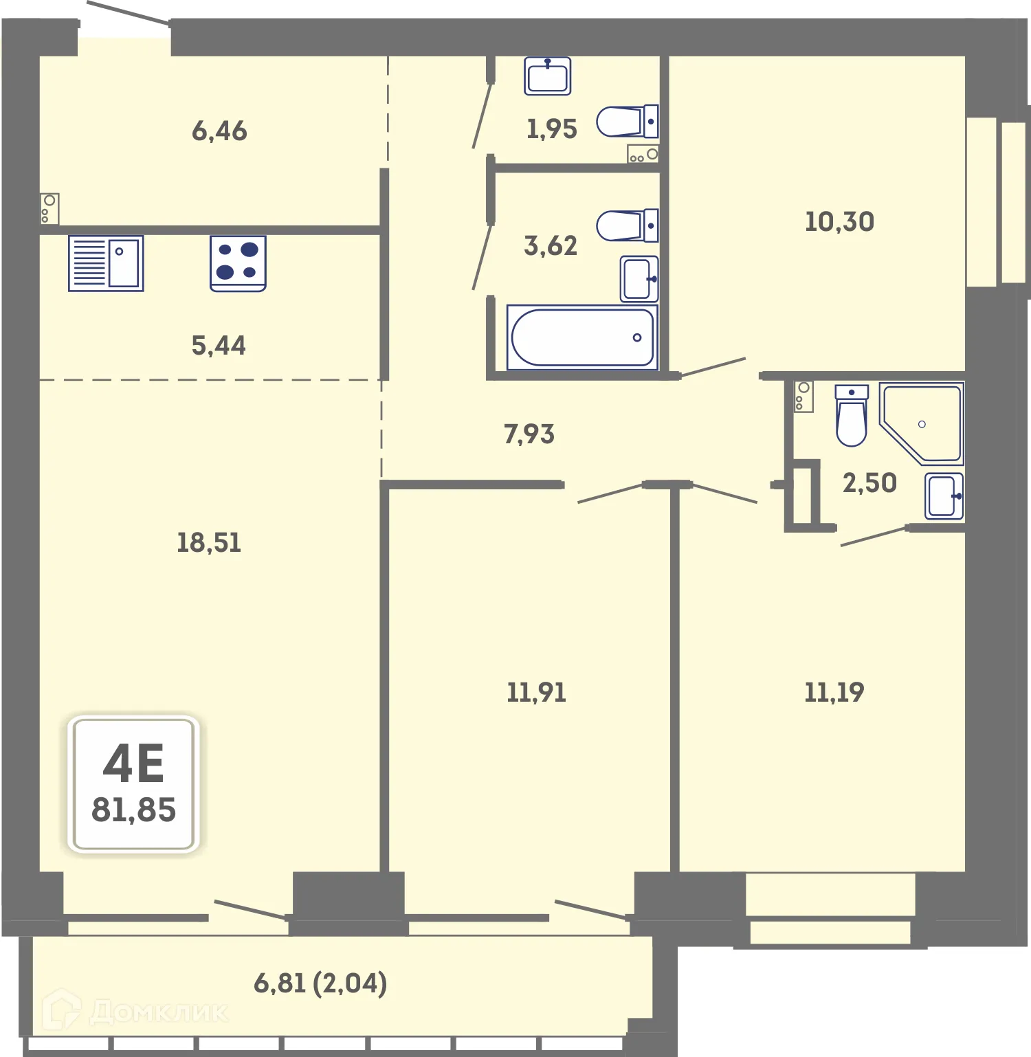 Фото квартиры в ЖК Романтик