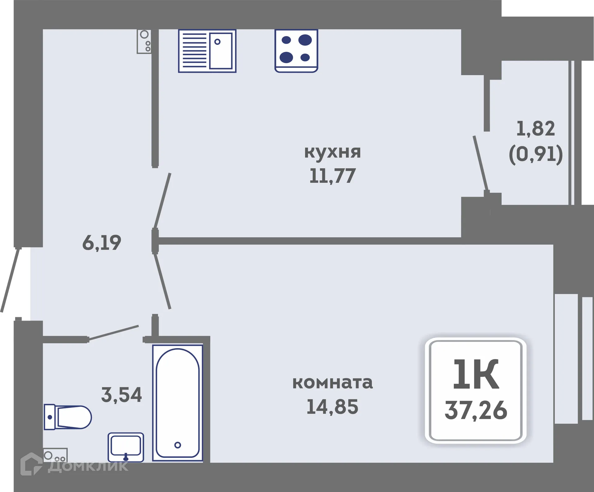 Фото квартиры в ЖК Романтик
