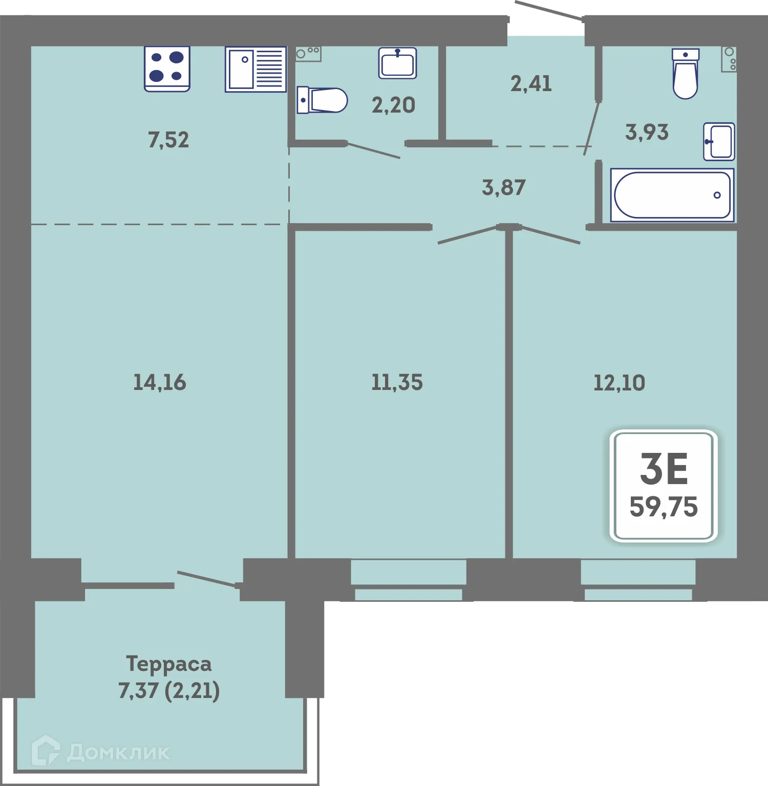 Фото квартиры в ЖК Романтик