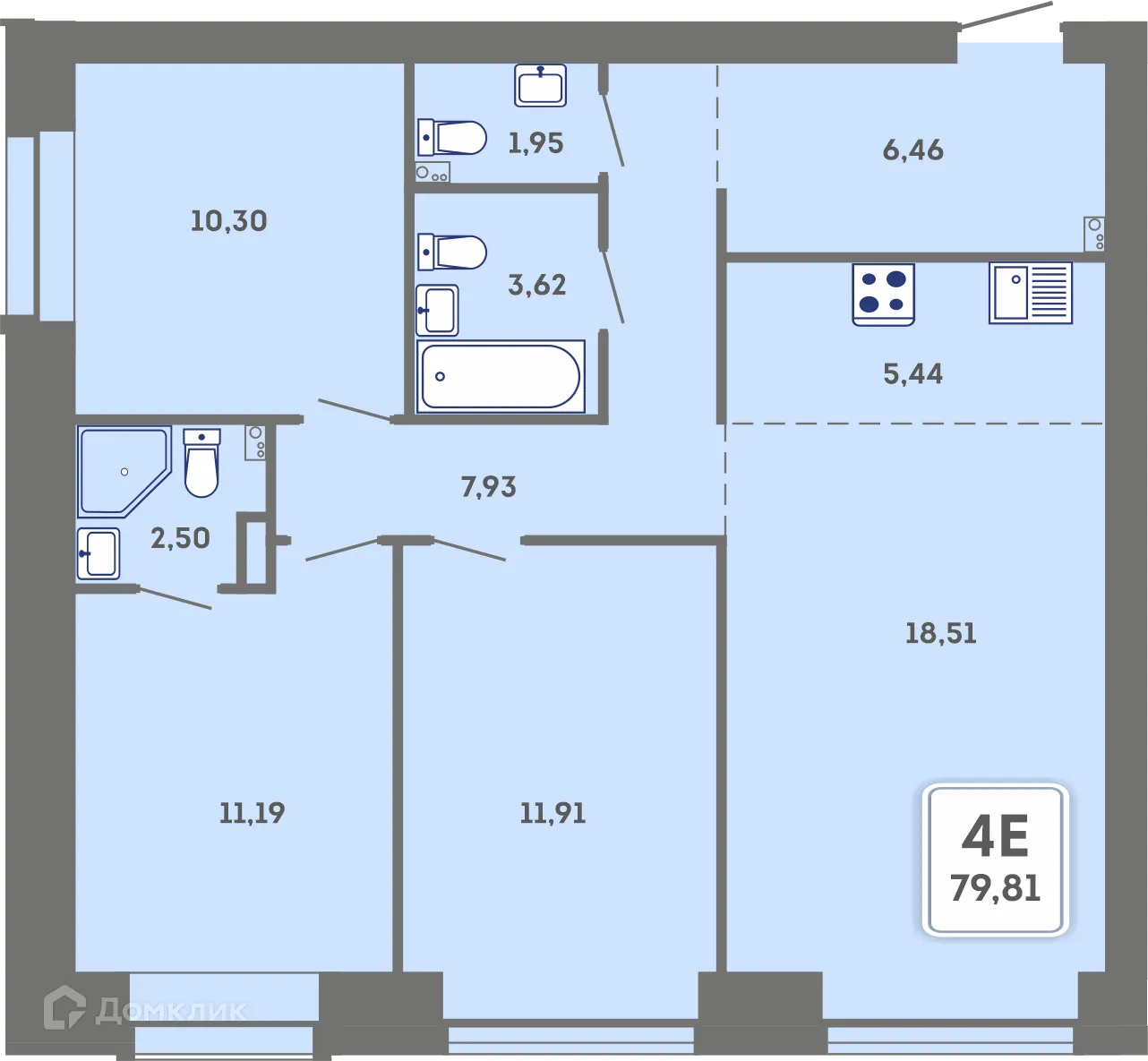 Фото квартиры в ЖК Романтик