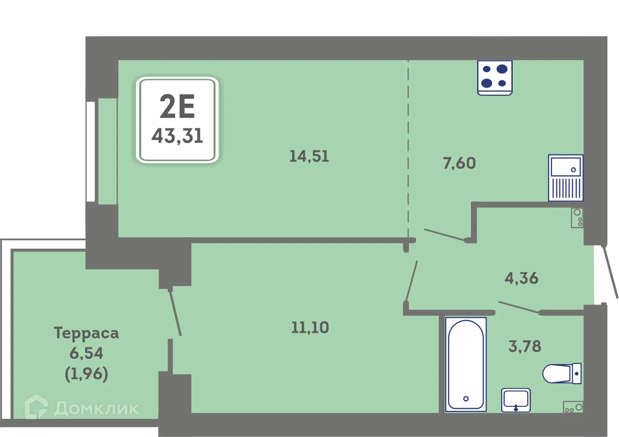 Фото квартиры в ЖК Романтик